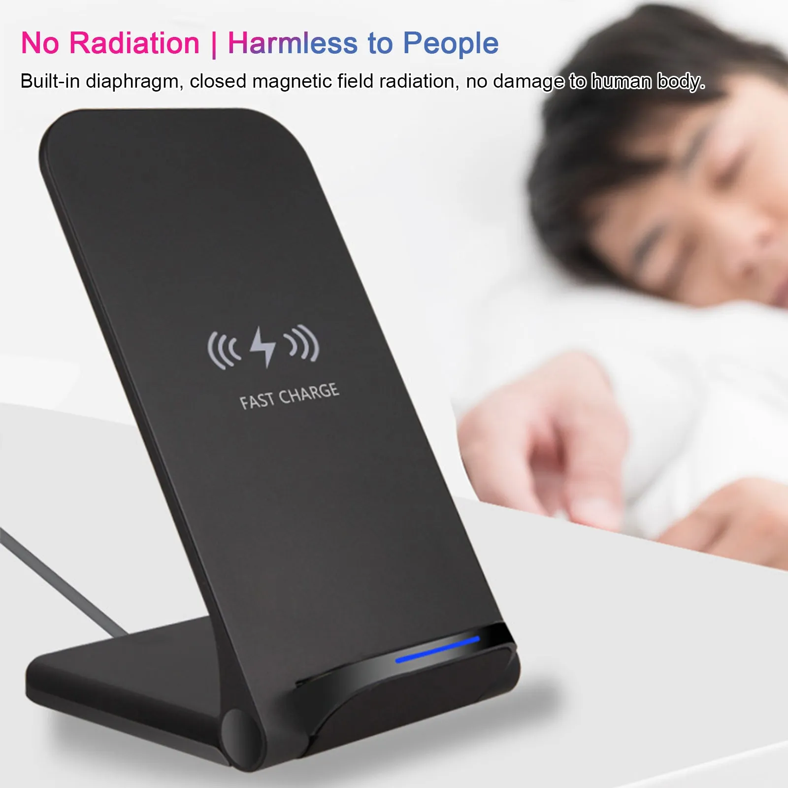 15W Wireless Charger Pad - Qi-enabled devices