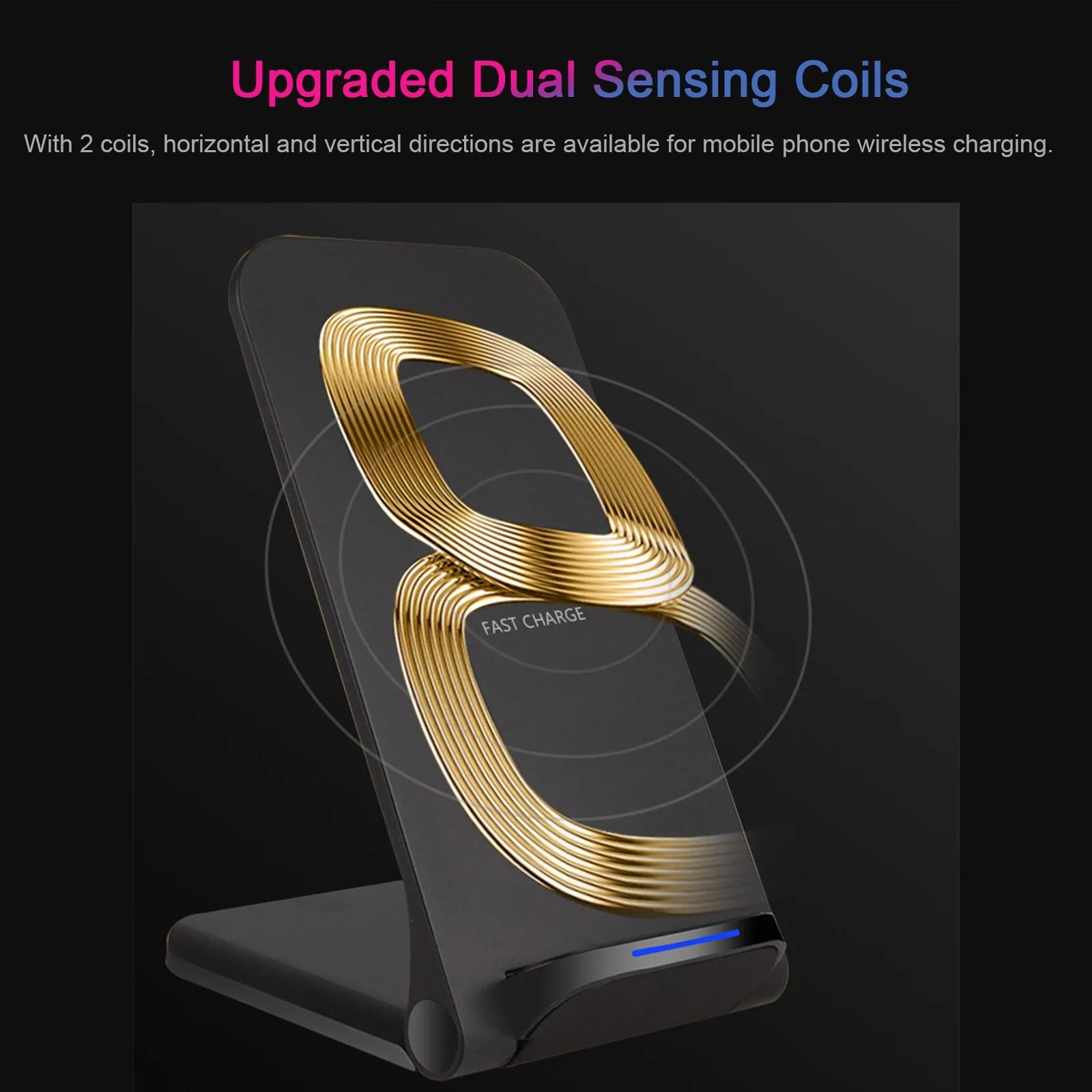 15W Wireless Charger Pad - Qi-enabled devices