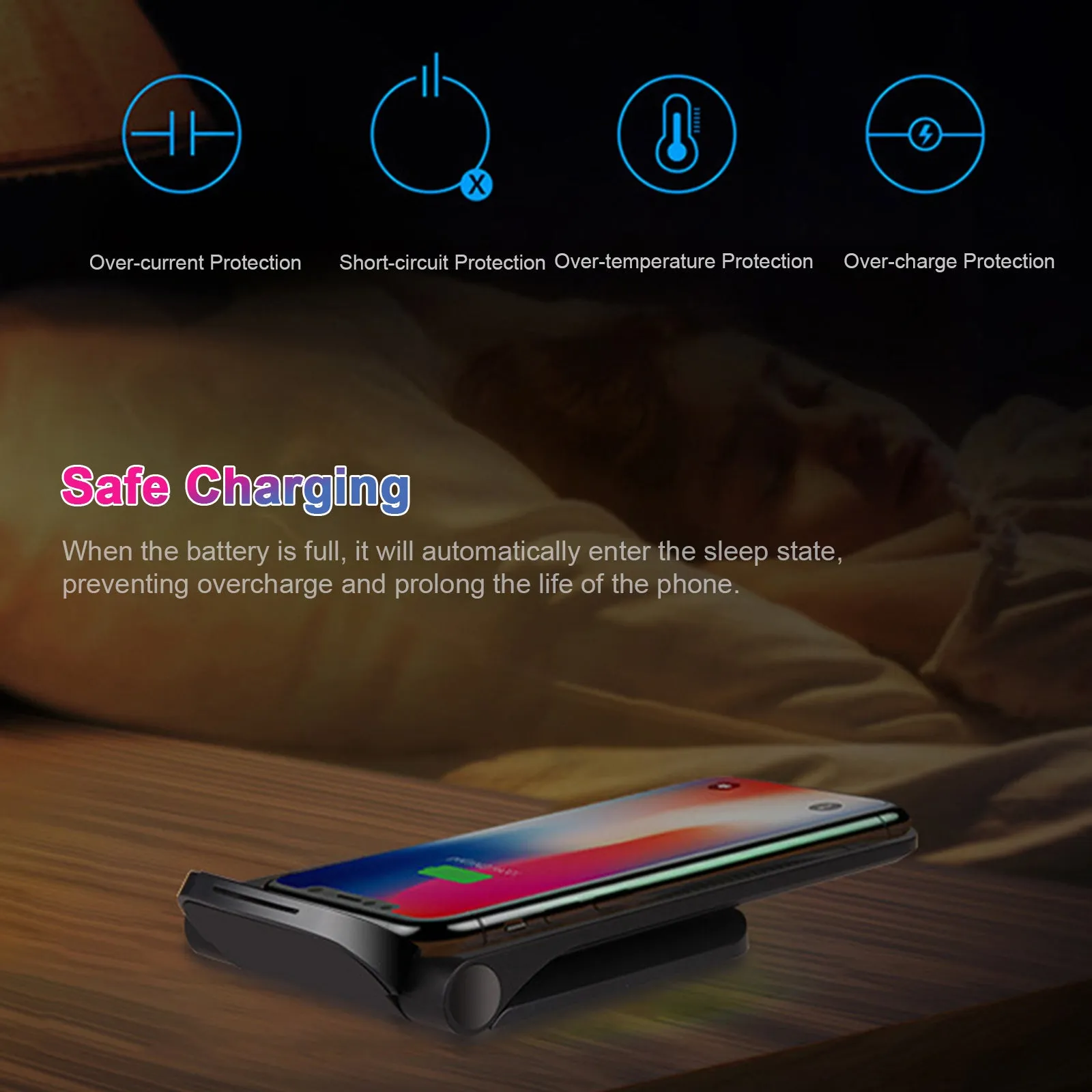 15W Wireless Charger Pad - Qi-enabled devices