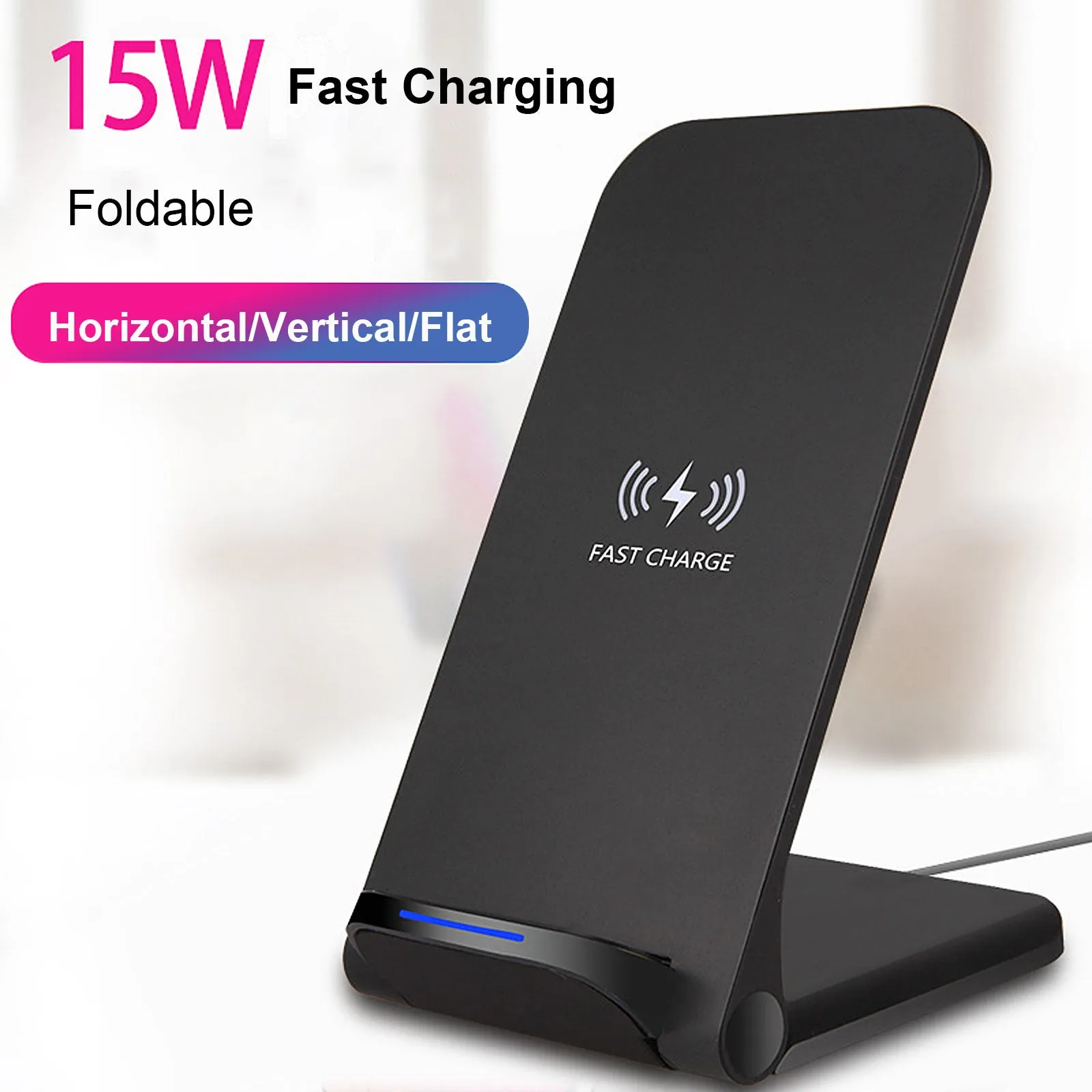 15W Wireless Charger Pad - Qi-enabled devices