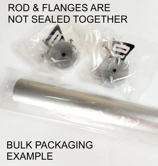 18 Inch Satin Brass Round 1 5/16 Rod kit
