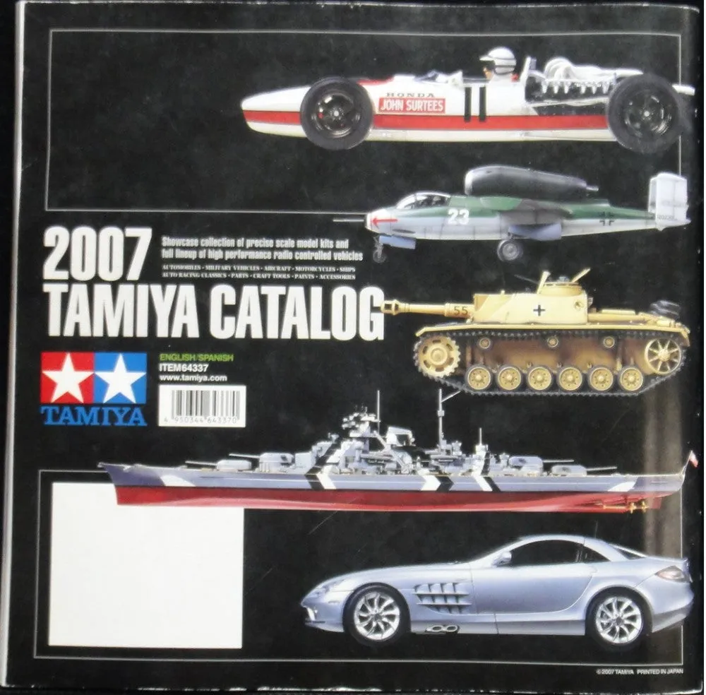 2007 田宮 雙星 模型商品目錄 英文及西班牙版 2007 TAMIYA CATALOG CATALOGO TAMIYA 2007 ENGLISH AND SPANISH VERSION (BUY-64337)