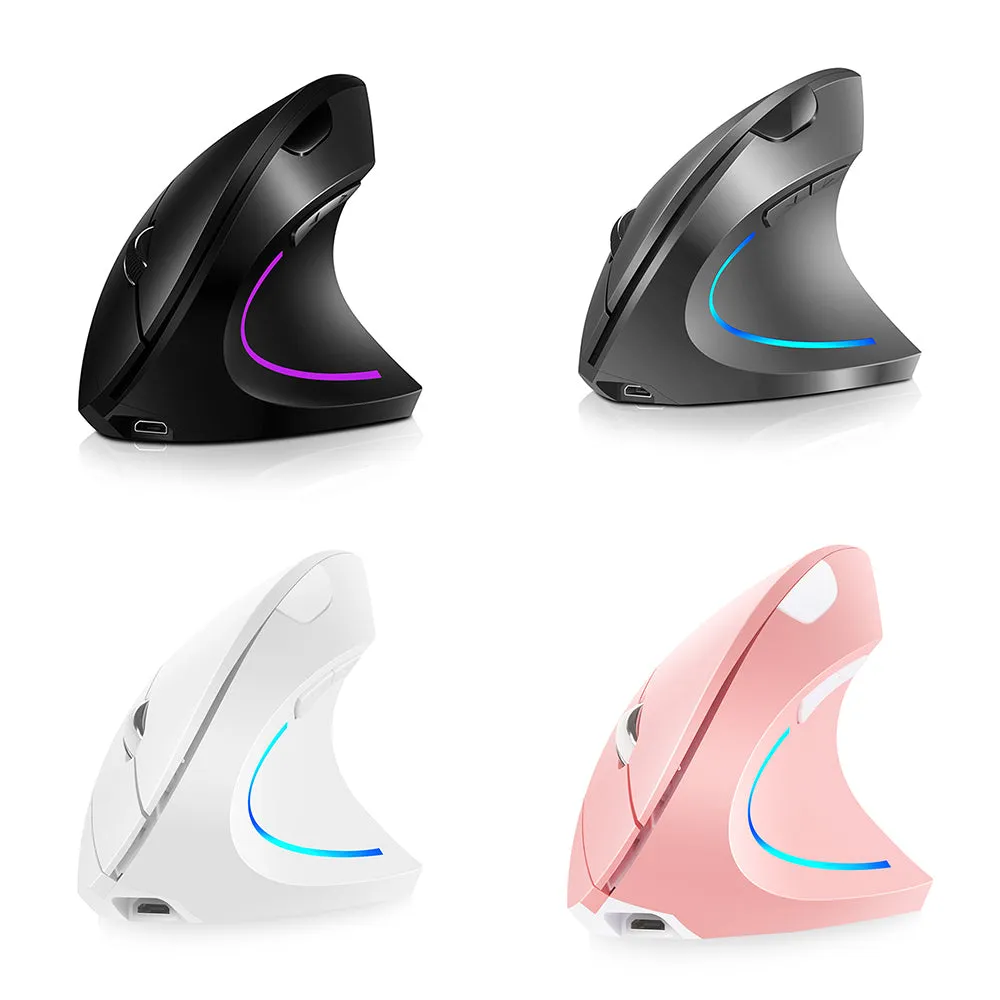 2.4G Wireless Vertical Mouse Rechargeable