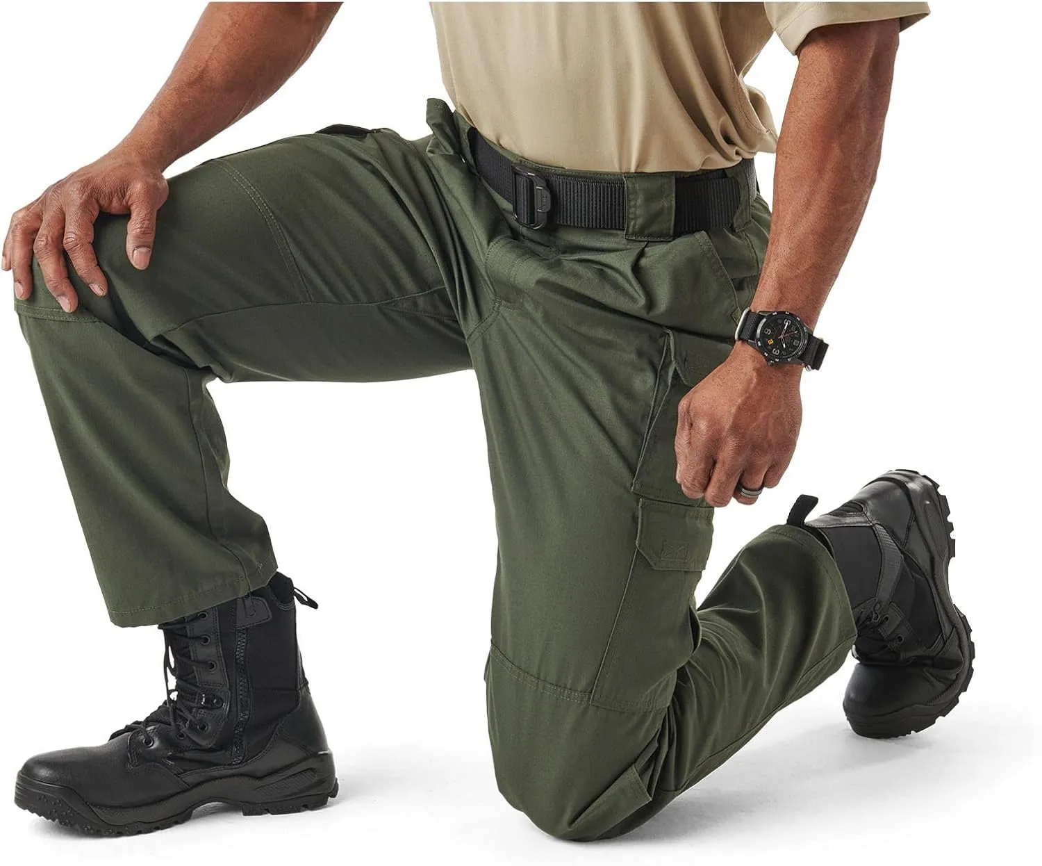 5.11 Tactical Taclite Pro Pants for Men, Cargo Work Pant, Ripstop Lightweight Performance, Style 74273ABR