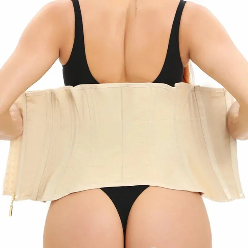 AfruliA Fajas Colombians Girdle Belt Mesh Breathable Waist Trainer Shaperwear Bustier Korset Hourglass Body Shaper Tummy Trimmer