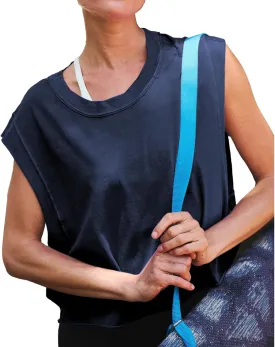 Ainangua Oversized Tank Top for Women Sleeveless Athletic Cropped Activewear Workout Yoga Gym Tops
