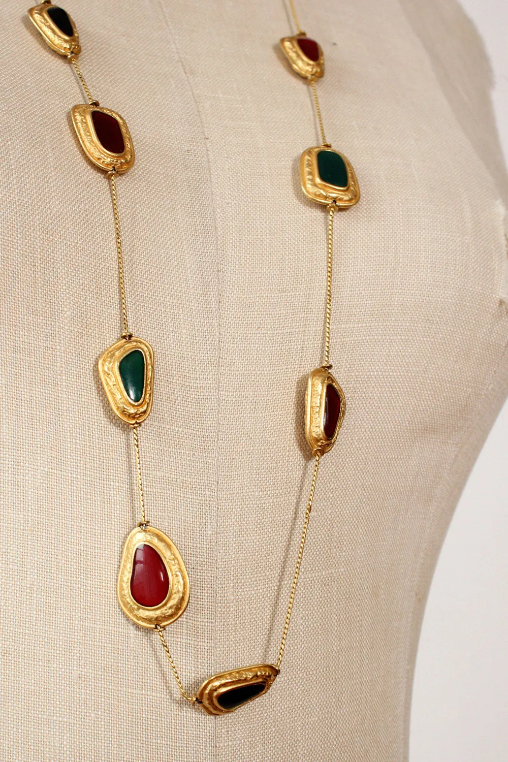 Anne Klein Floating Medallion Necklace