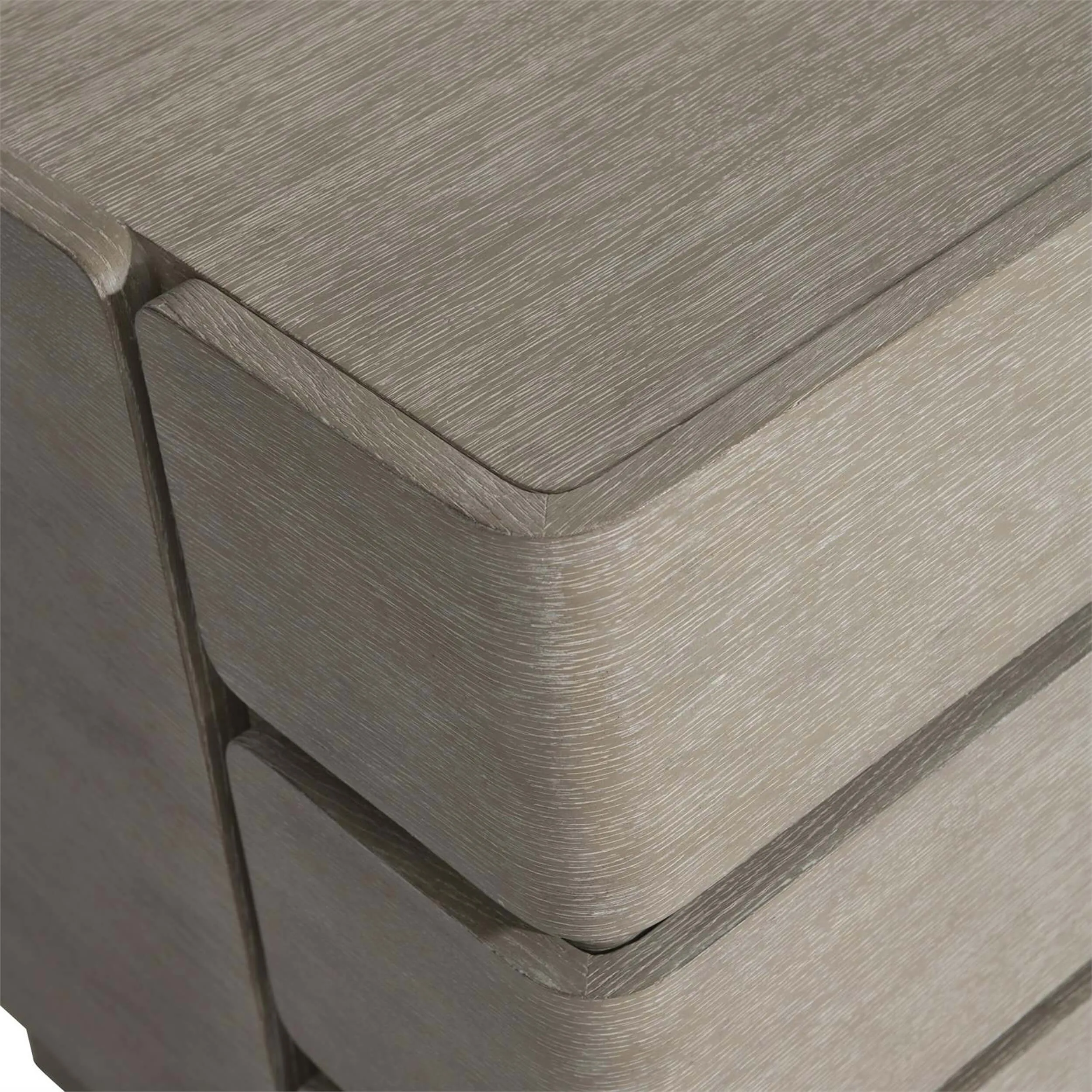 Arcadia 3 Drawer Nightstand, Clay