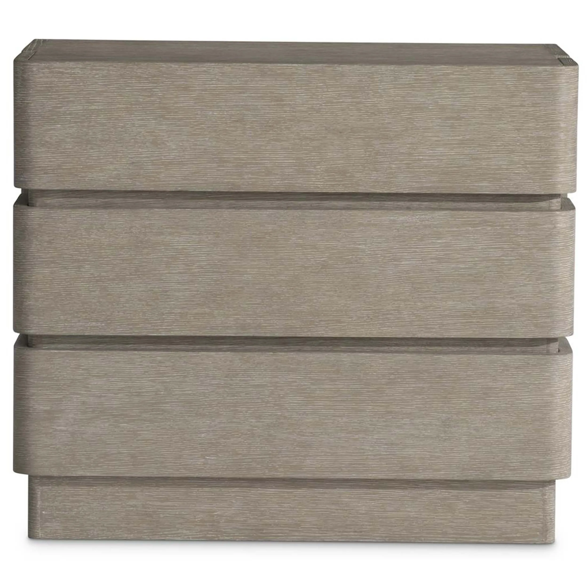 Arcadia 3 Drawer Nightstand, Clay