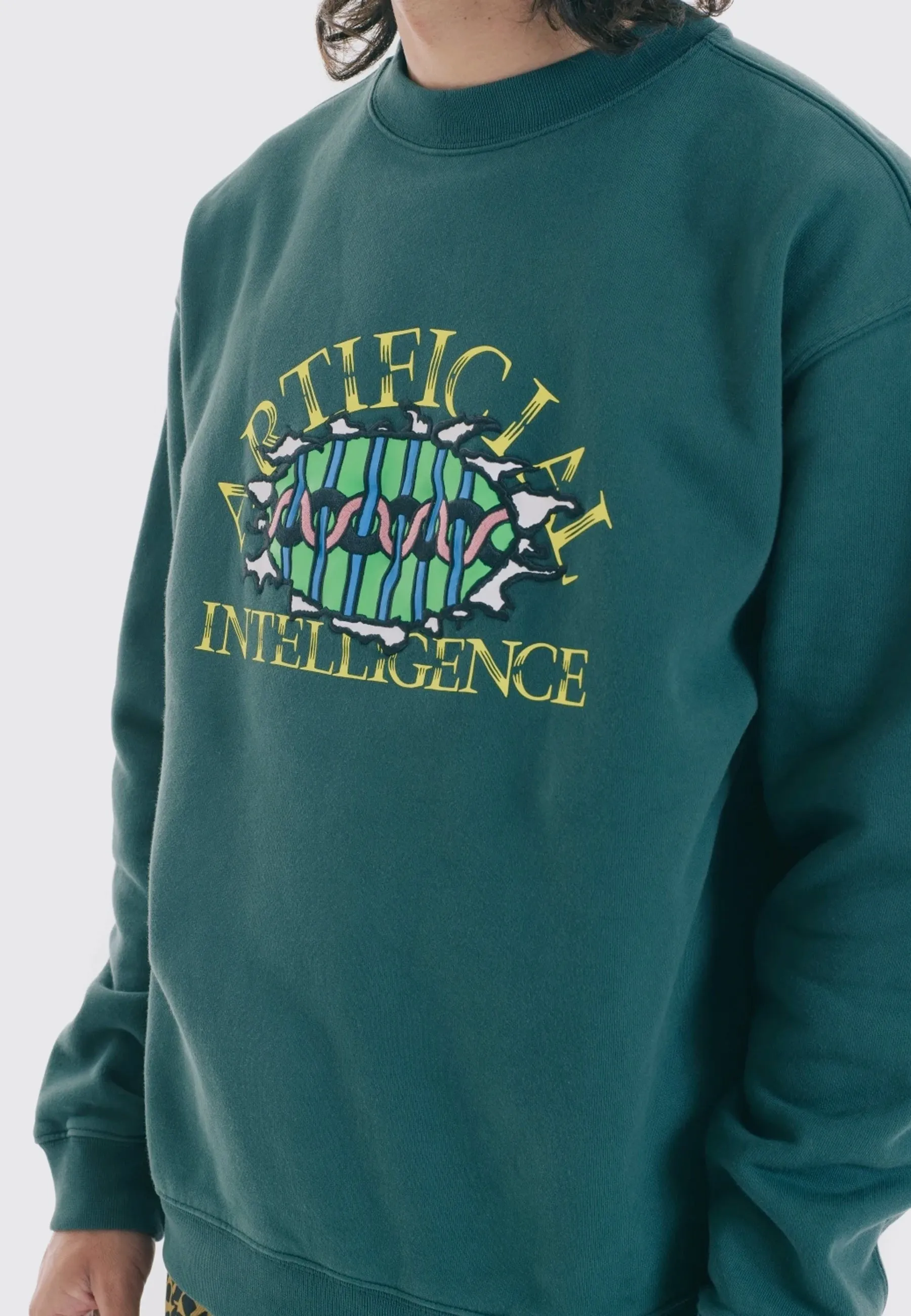 Artificial Intelligence Crew - forest green