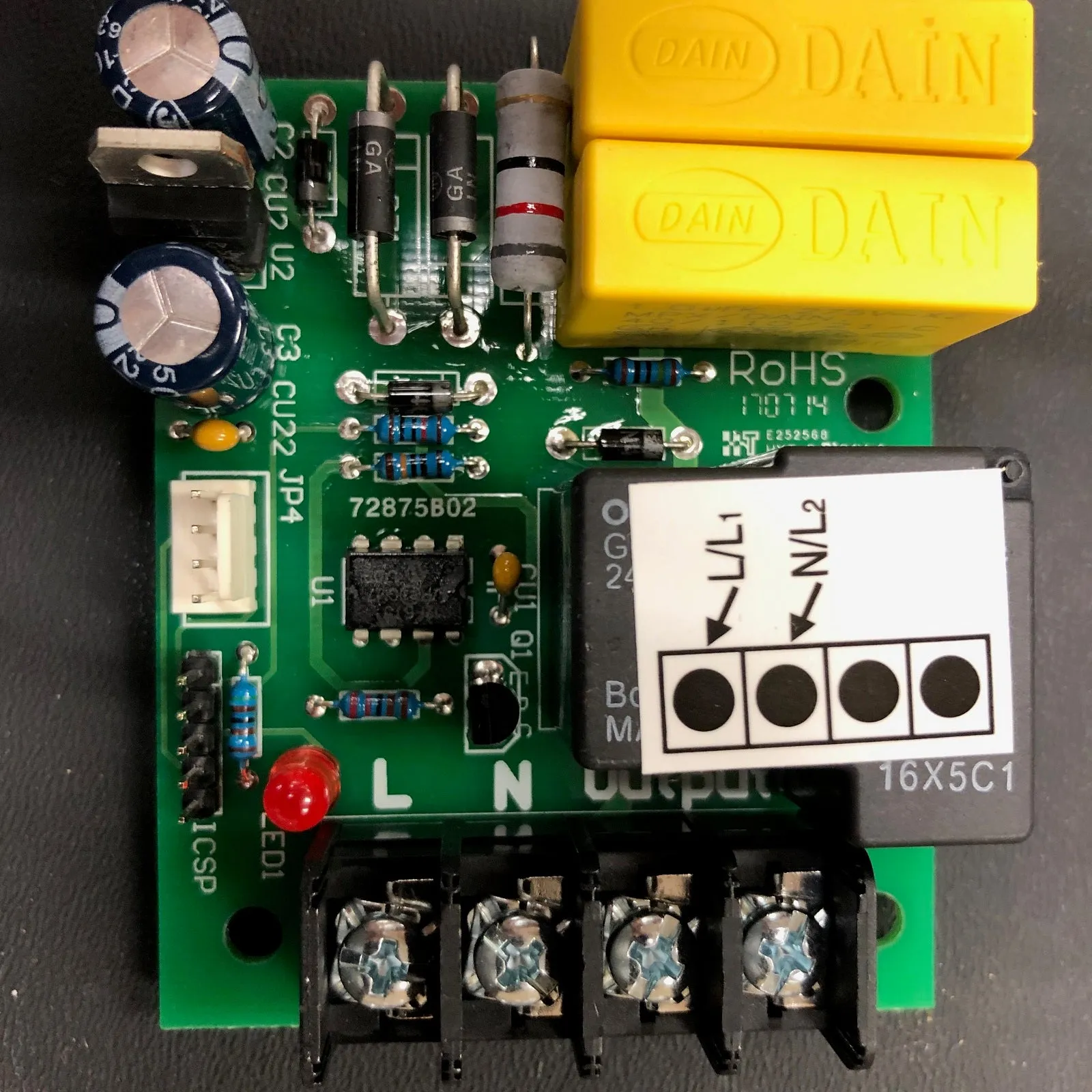 ASI 0150 PORCELAIR (Cast Iron) AUTOMATIK (110V/120V) IR CIRCUIT BOARD (Part# 005656)