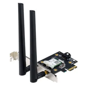 ASUS PCE-AX3000 WiFi 6 AX PCIe Wireless and Bluetooth Adapter [PC]