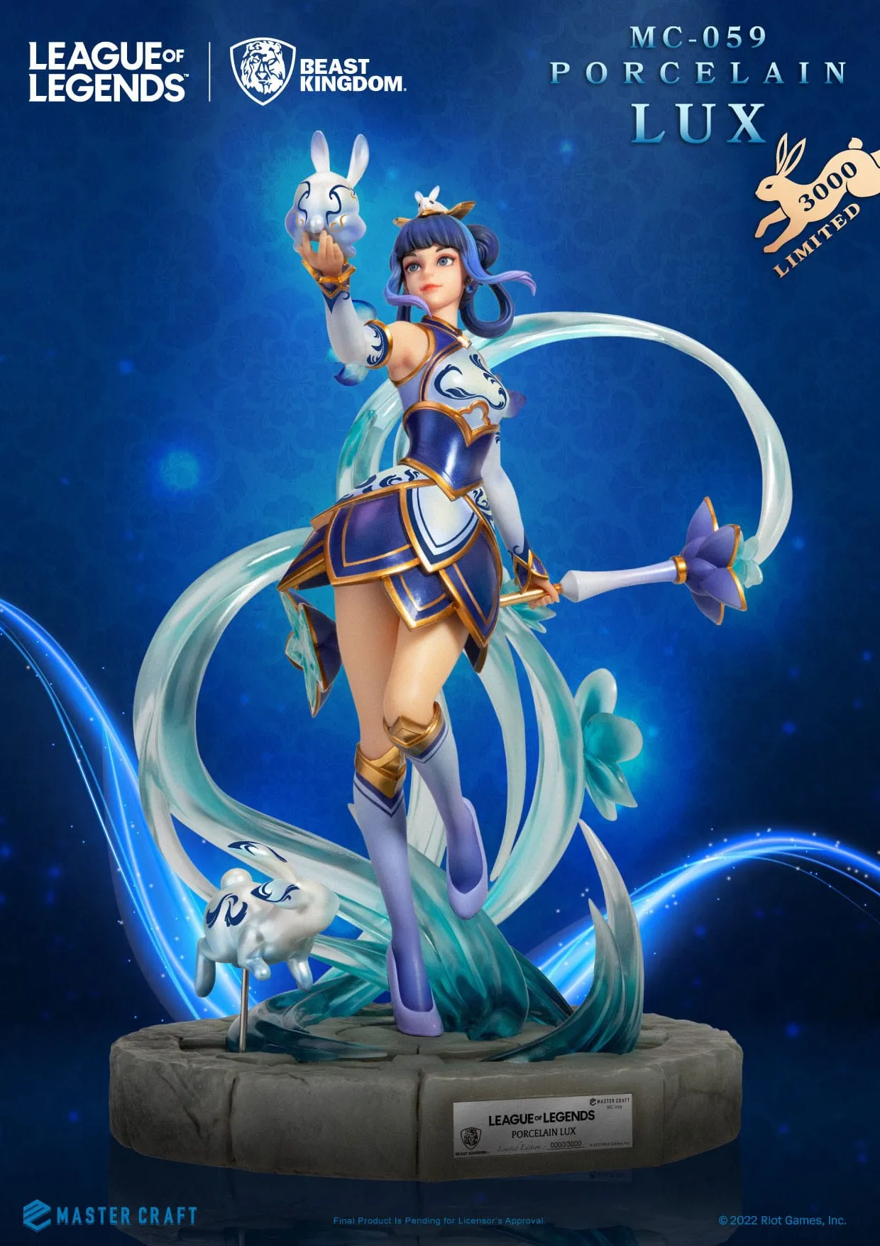 Beast Kingdom League of Legends Porcelain Lux Master Craft Statue