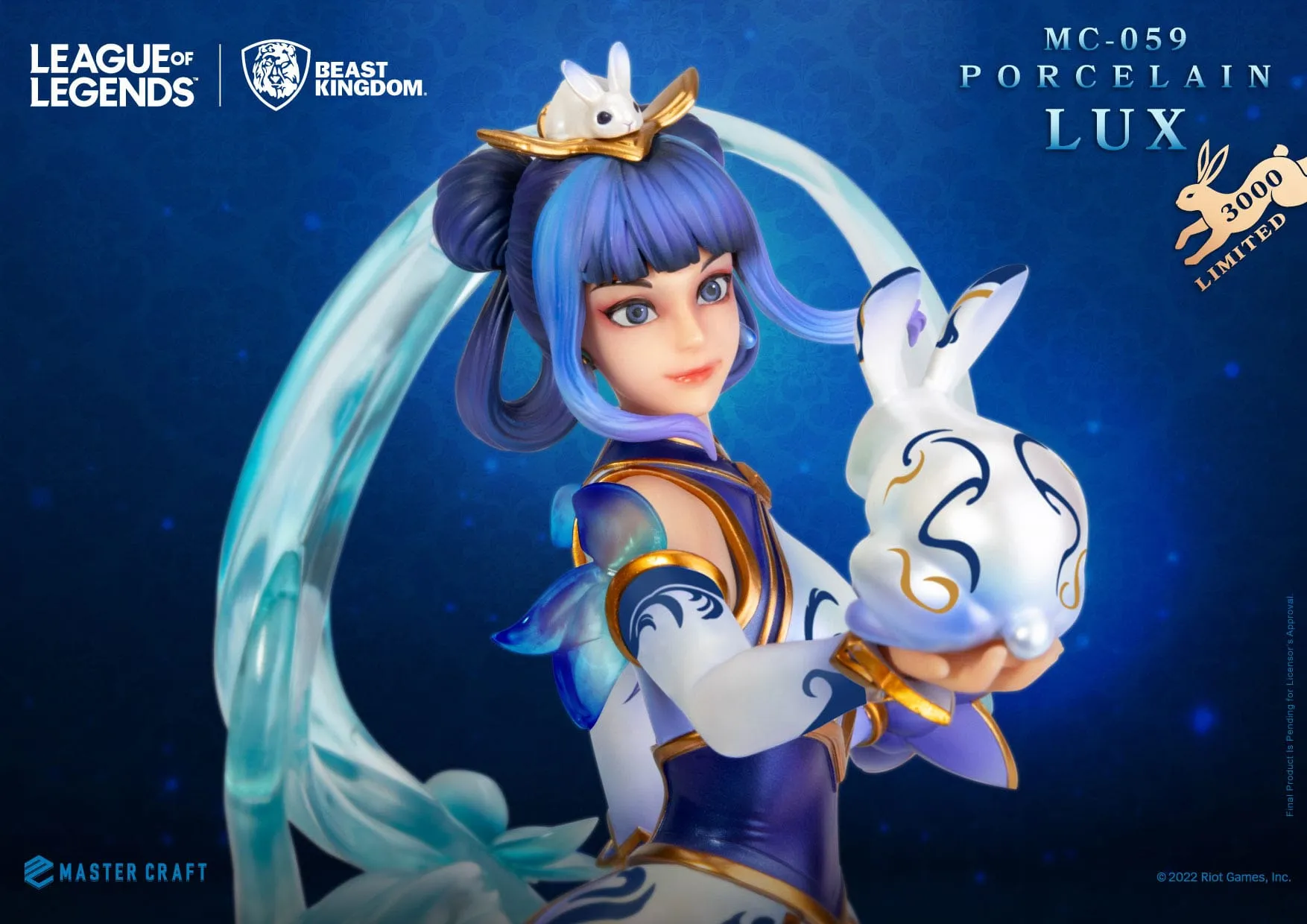 Beast Kingdom League of Legends Porcelain Lux Master Craft Statue