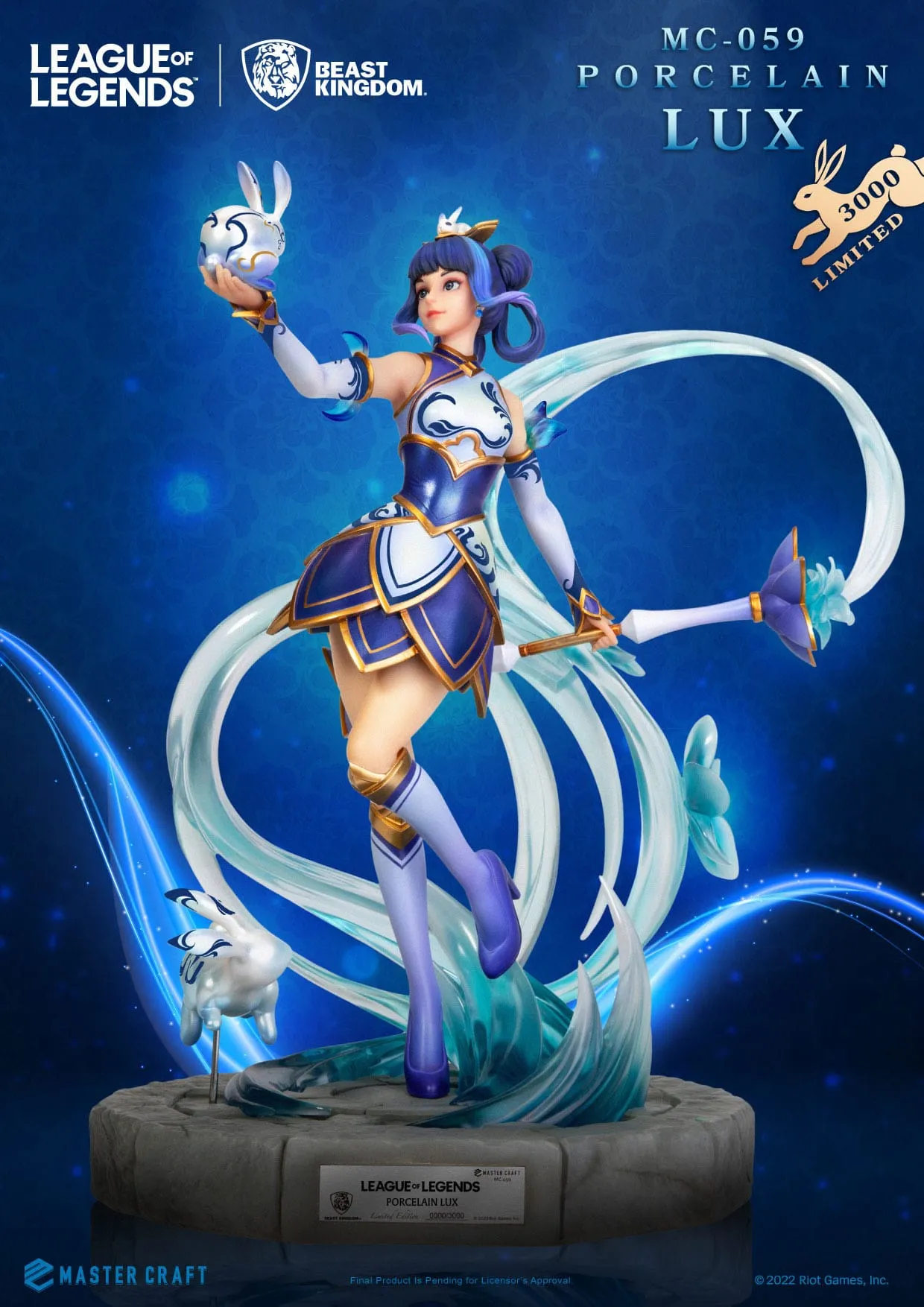 Beast Kingdom League of Legends Porcelain Lux Master Craft Statue