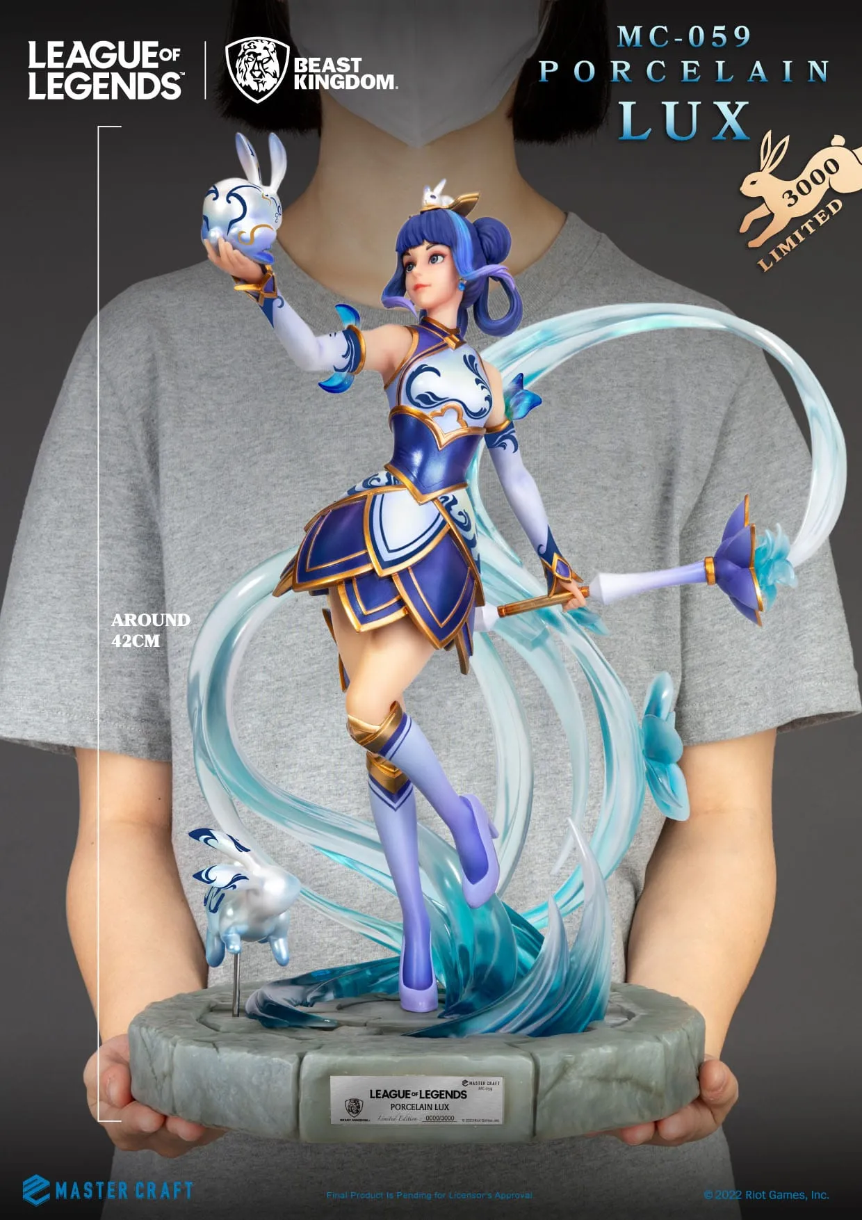 Beast Kingdom League of Legends Porcelain Lux Master Craft Statue