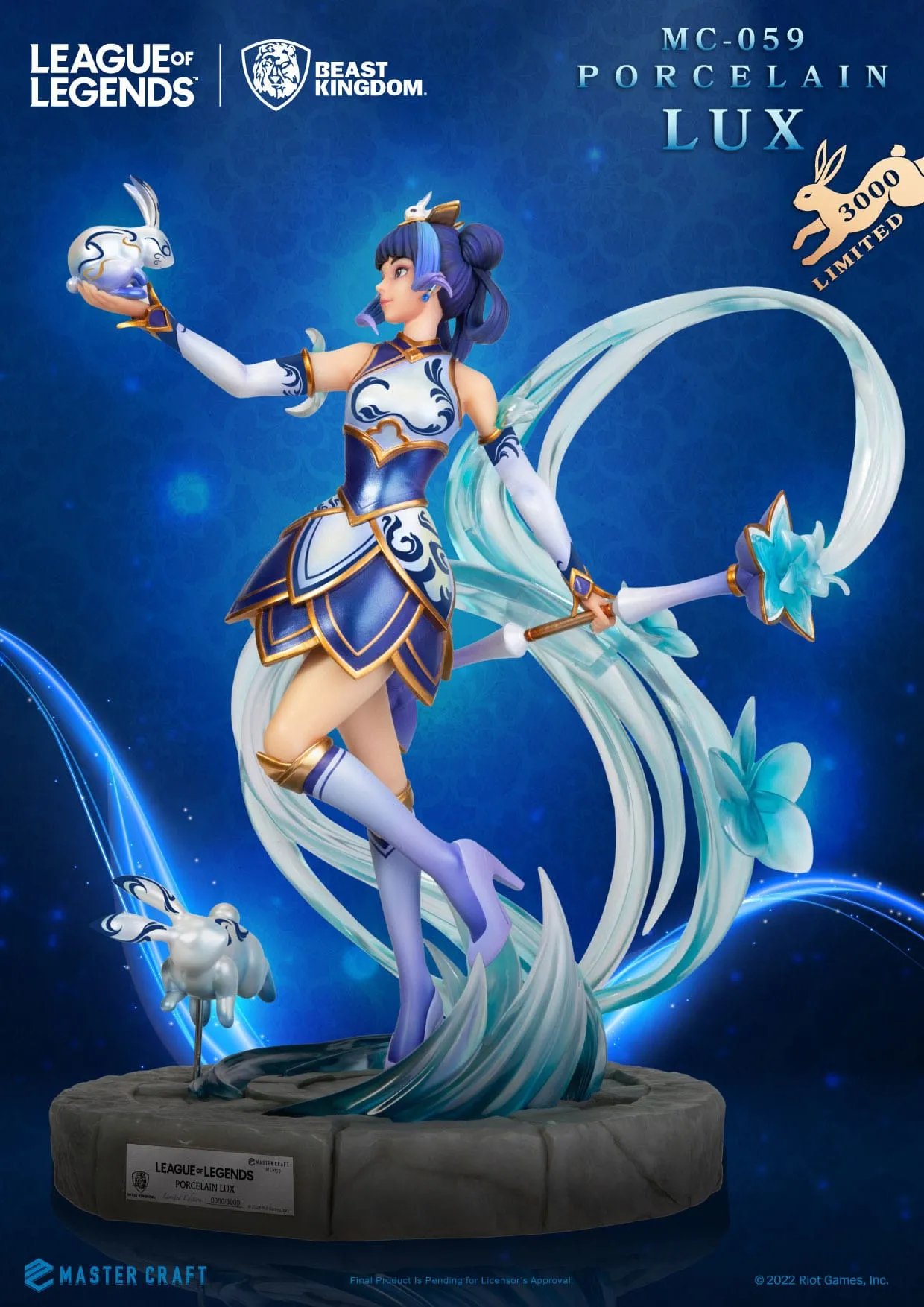 Beast Kingdom League of Legends Porcelain Lux Master Craft Statue