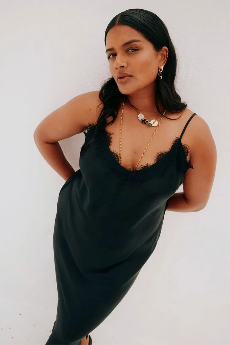 Black Lace Asha Dress