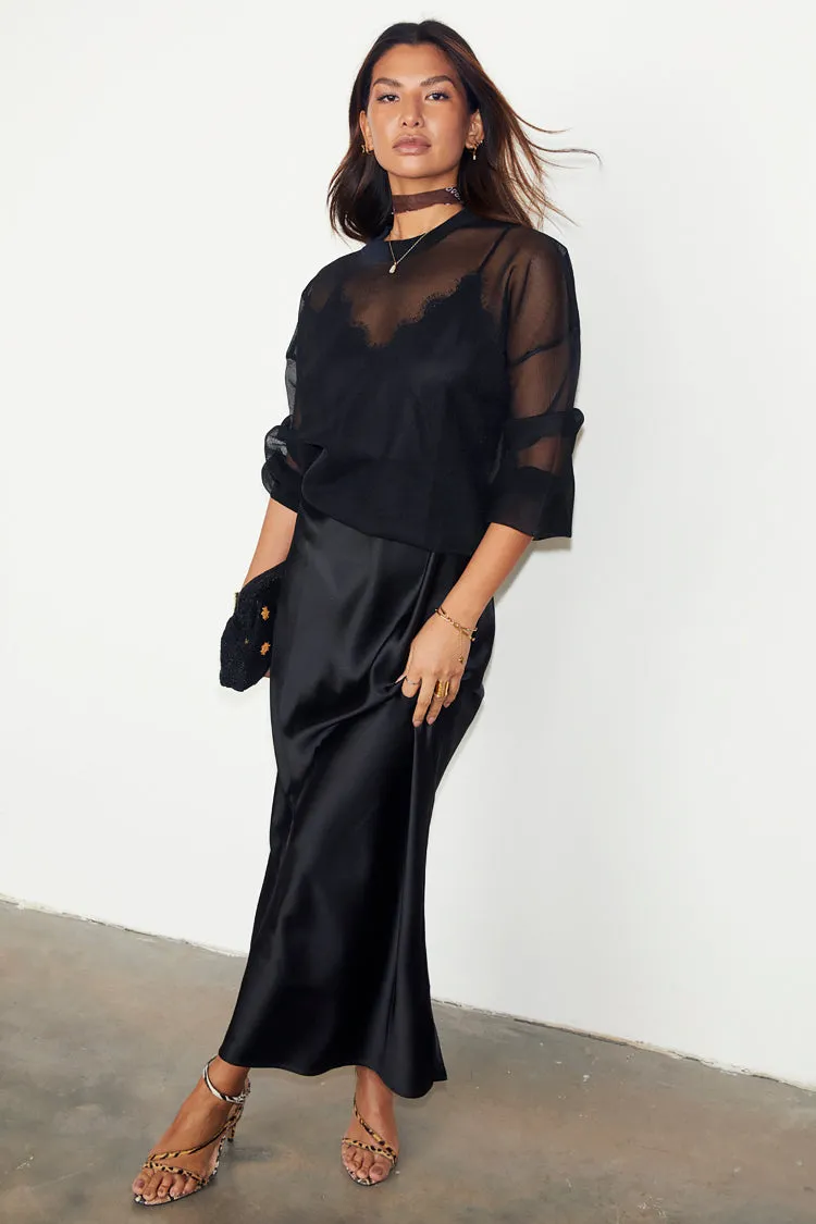 Black Lace Asha Dress