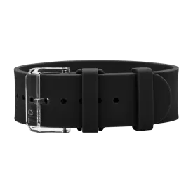 Black Silicone Strap with Transparent Buckle