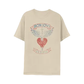 Bon Jovi Tour T-Shirt - Tan