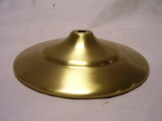 Brass Vase Caps w/Satin Brass Finish - 3-3/4"