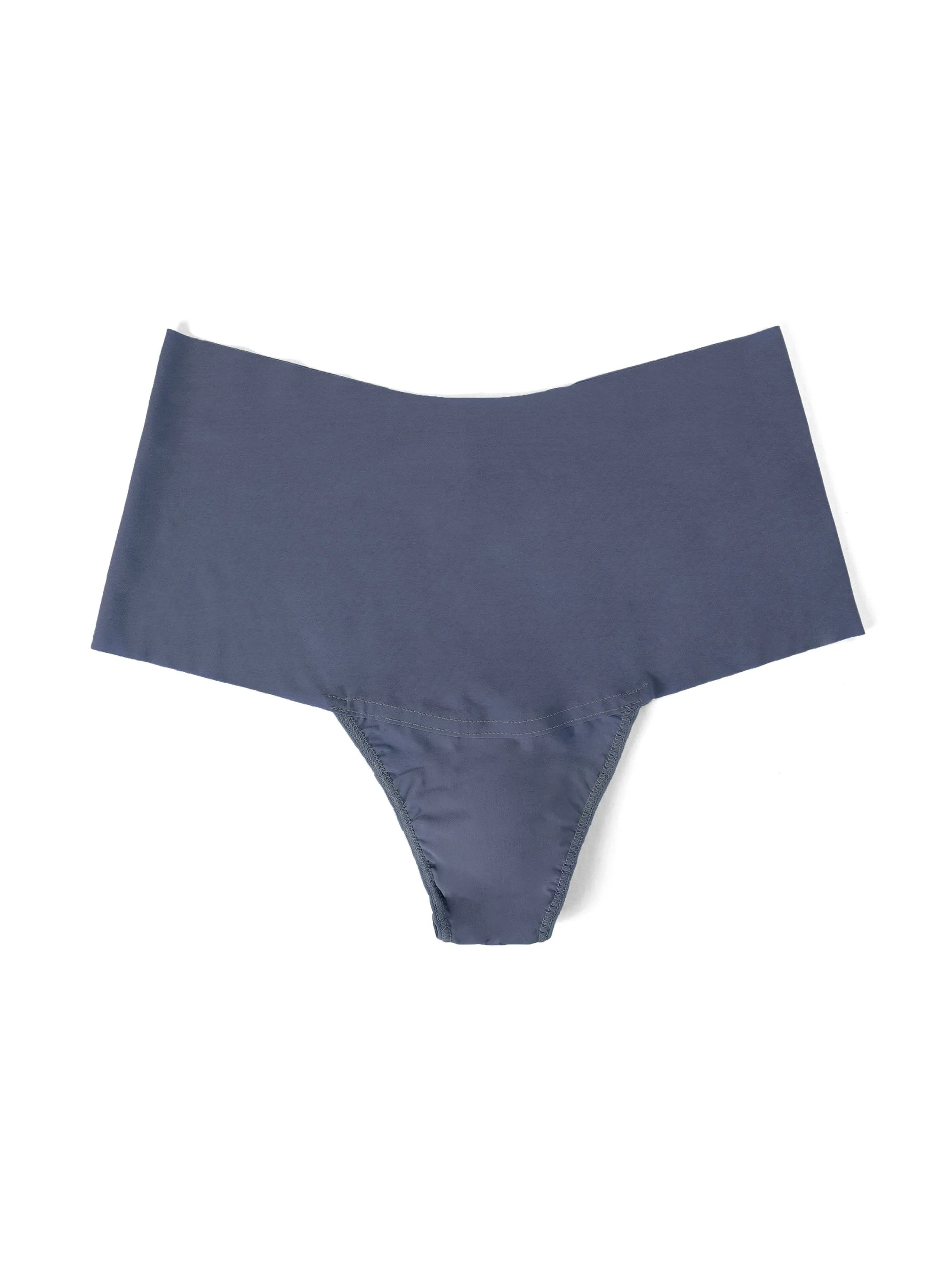BreatheSoft® High Rise Thong Granite Grey