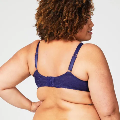 Cake Tea Wireless Nursing Bra Navy