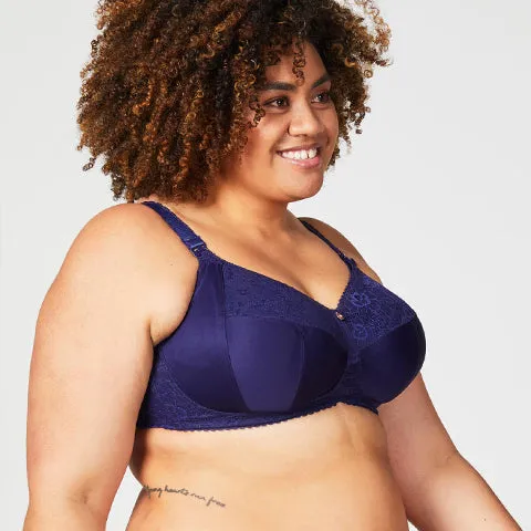 Cake Tea Wireless Nursing Bra Navy