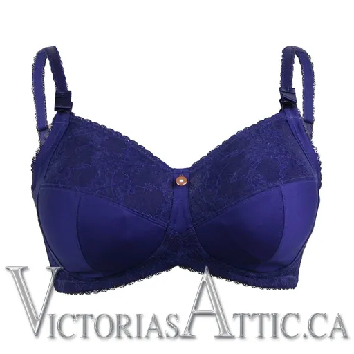 Cake Tea Wireless Nursing Bra Navy