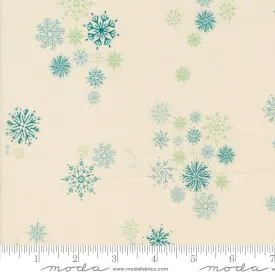 Cozy Wonderland - Snowflake Fall in Natural - 45596 11 - Half Yard