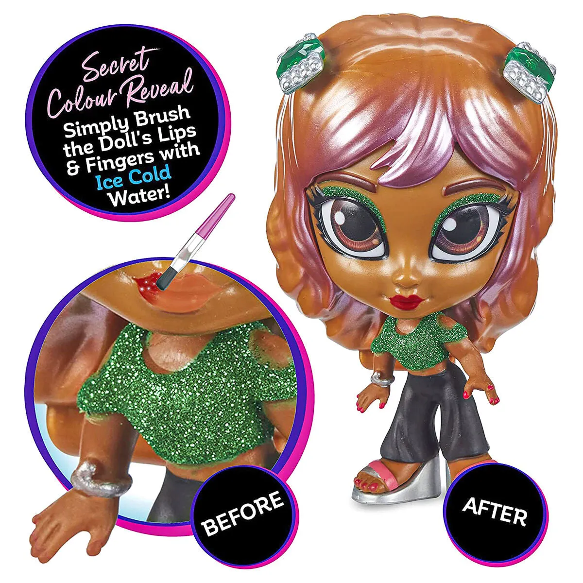 CraZart Shimmer 'n Sparkle InstaGlam Series 3 Wicked Nails Mia Doll