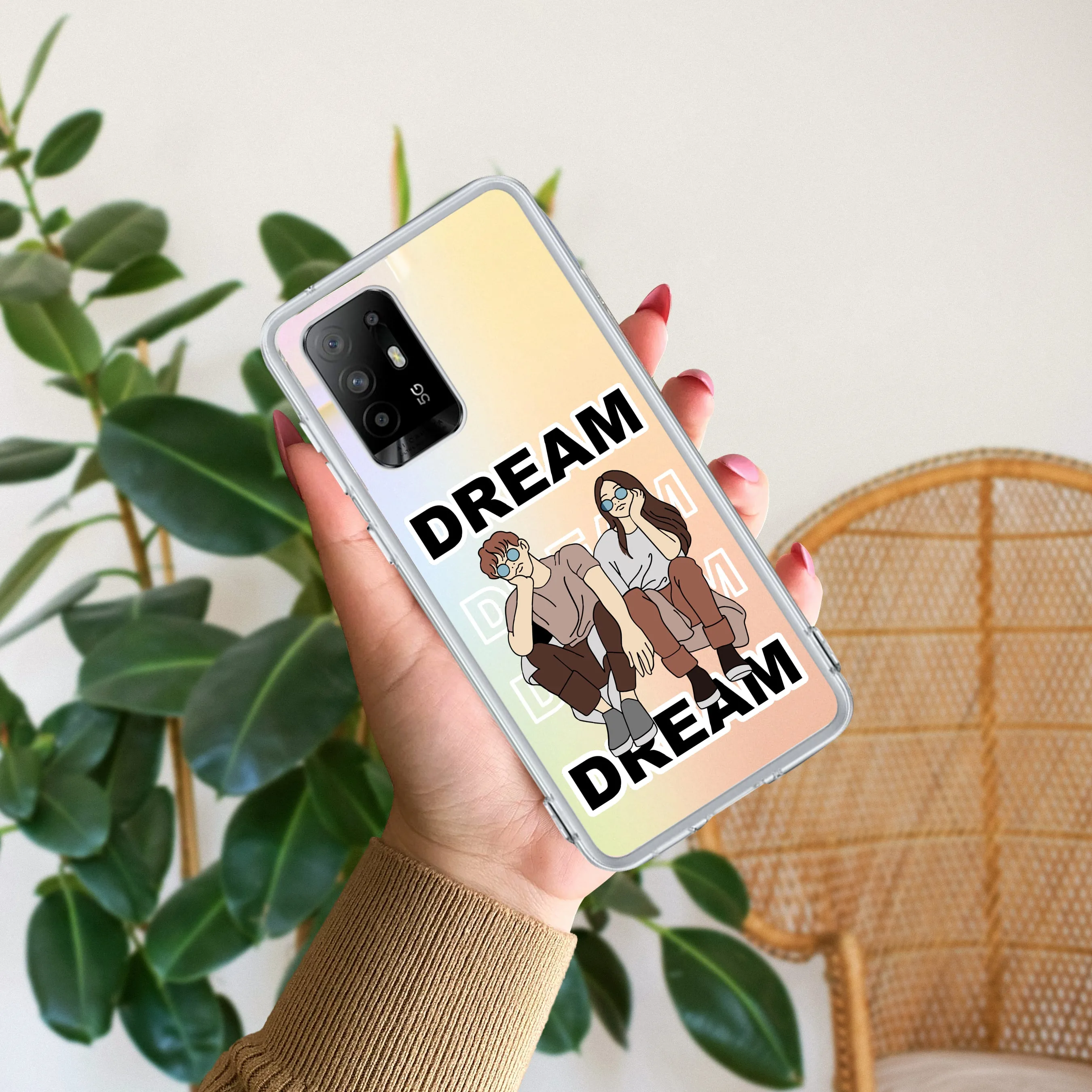 Customize Photo Transparent Silicon Case For Oppo