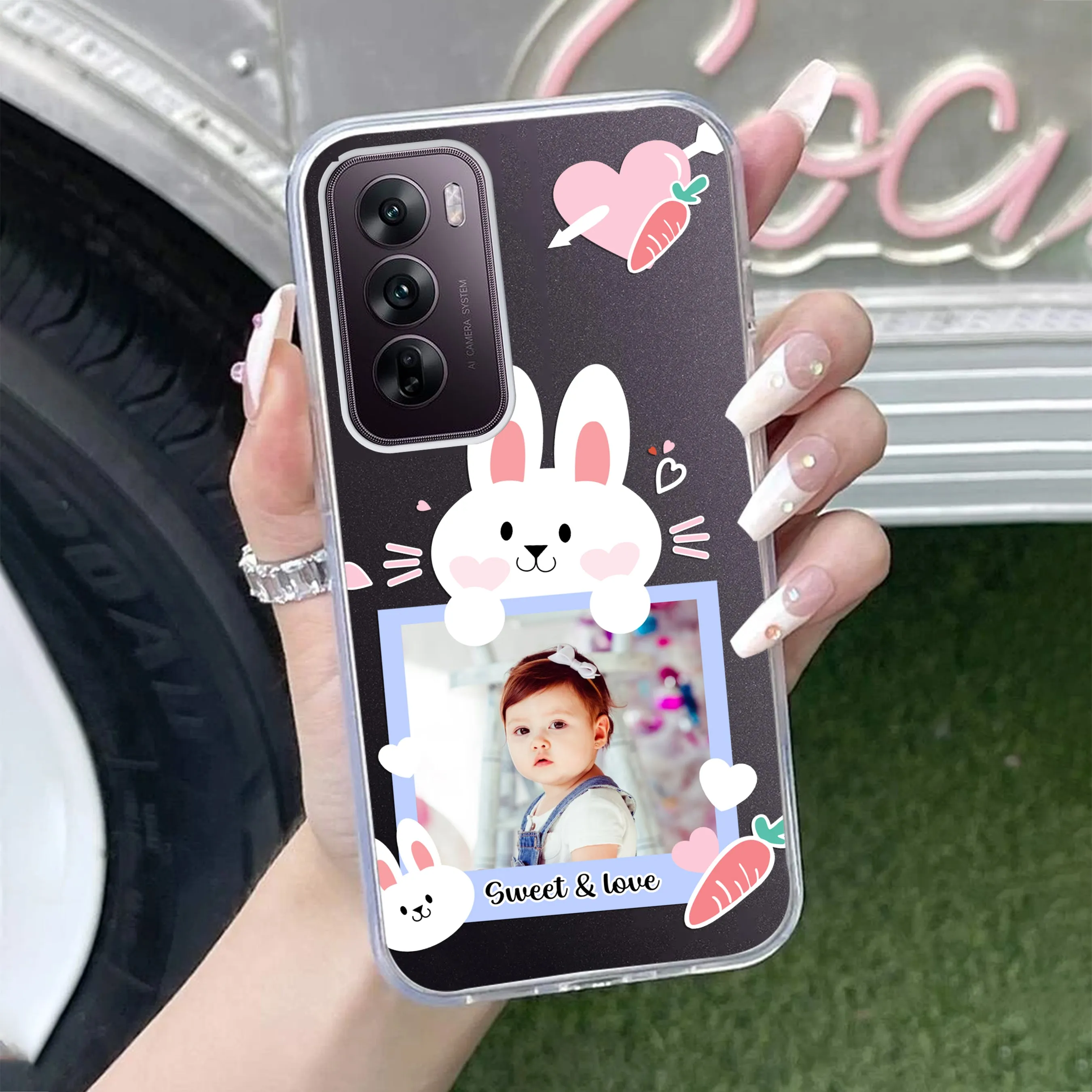 Customize Photo Transparent Silicon Case For Oppo