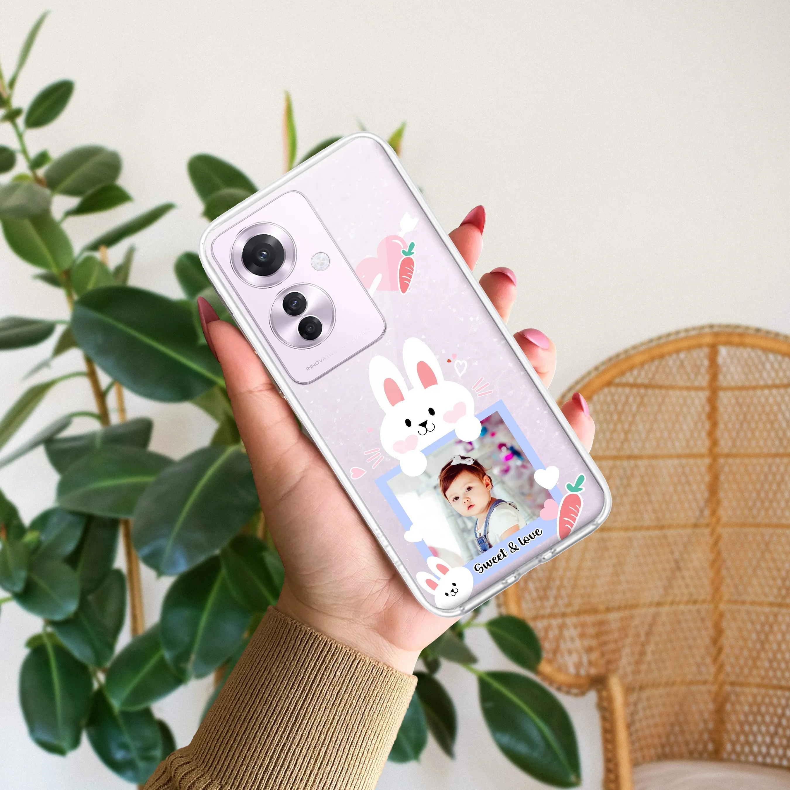 Customize Photo Transparent Silicon Case For Oppo