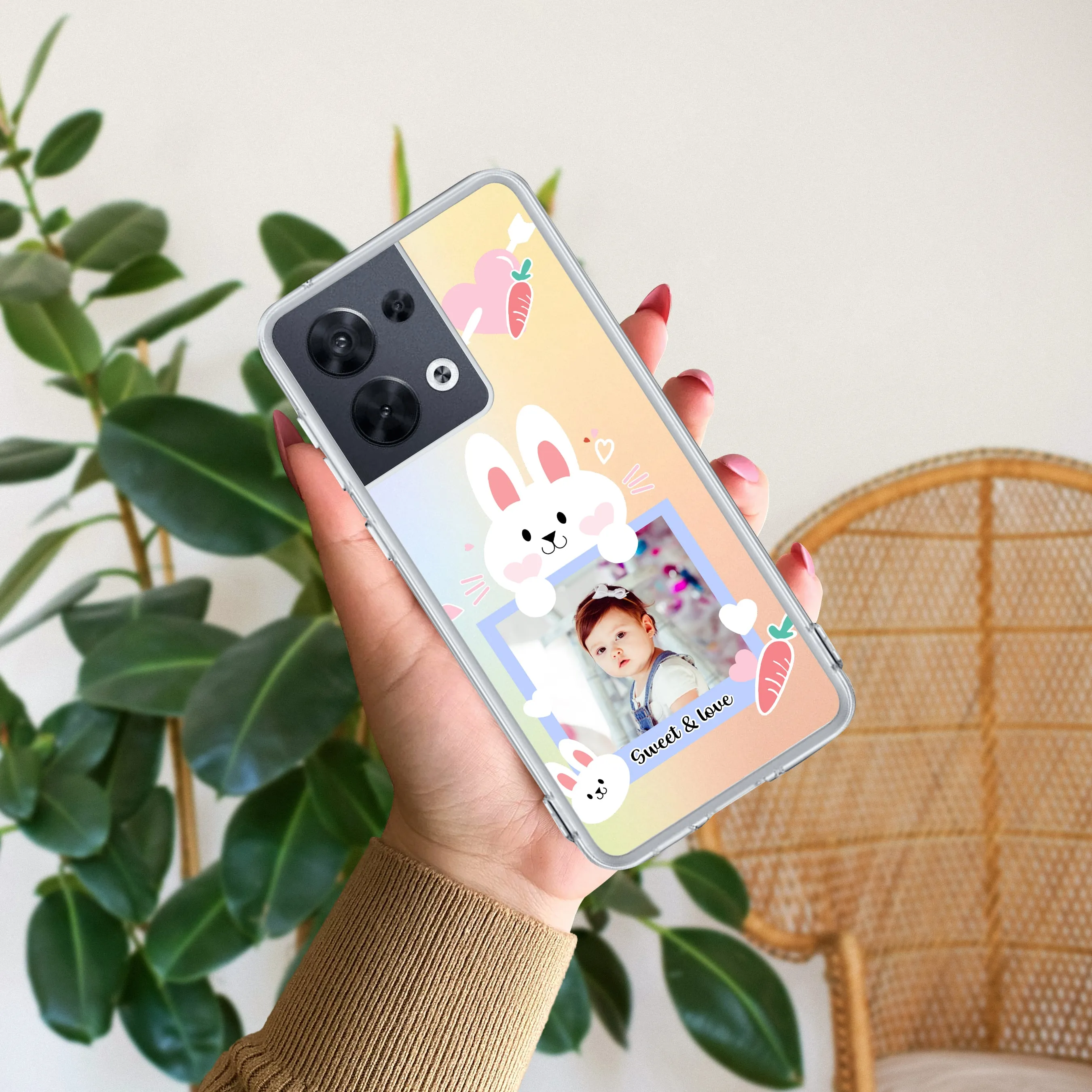 Customize Photo Transparent Silicon Case For Oppo