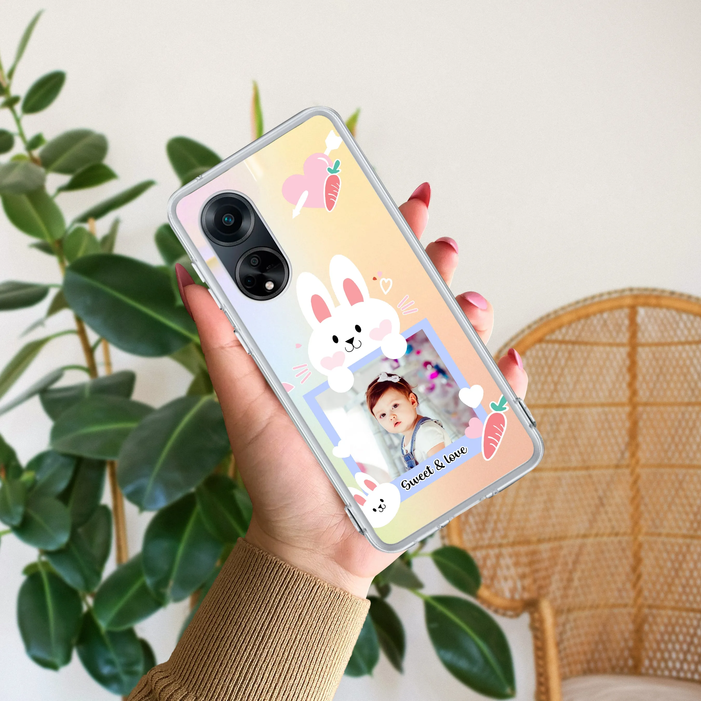 Customize Photo Transparent Silicon Case For Oppo