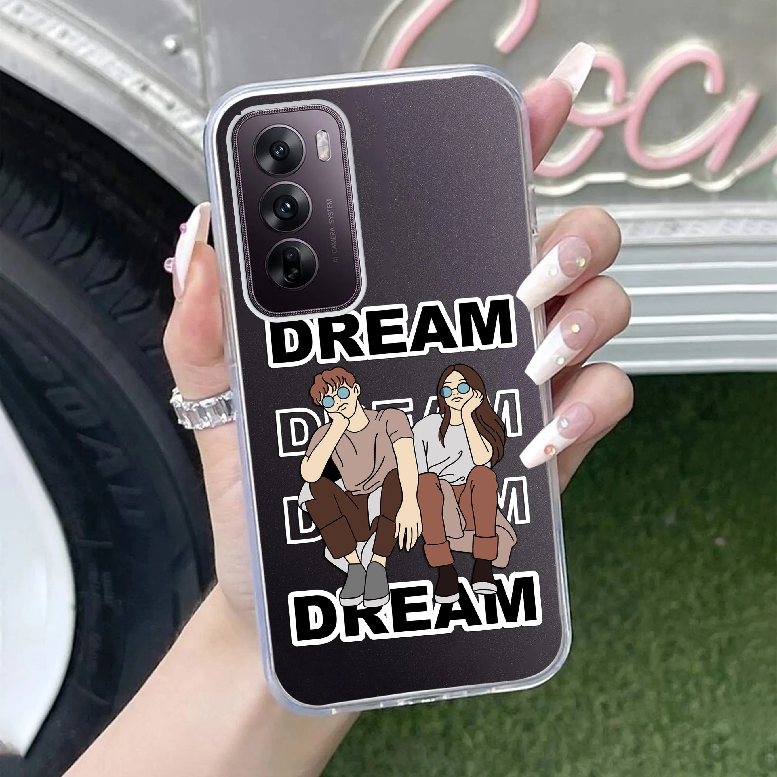 Customize Photo Transparent Silicon Case For Oppo