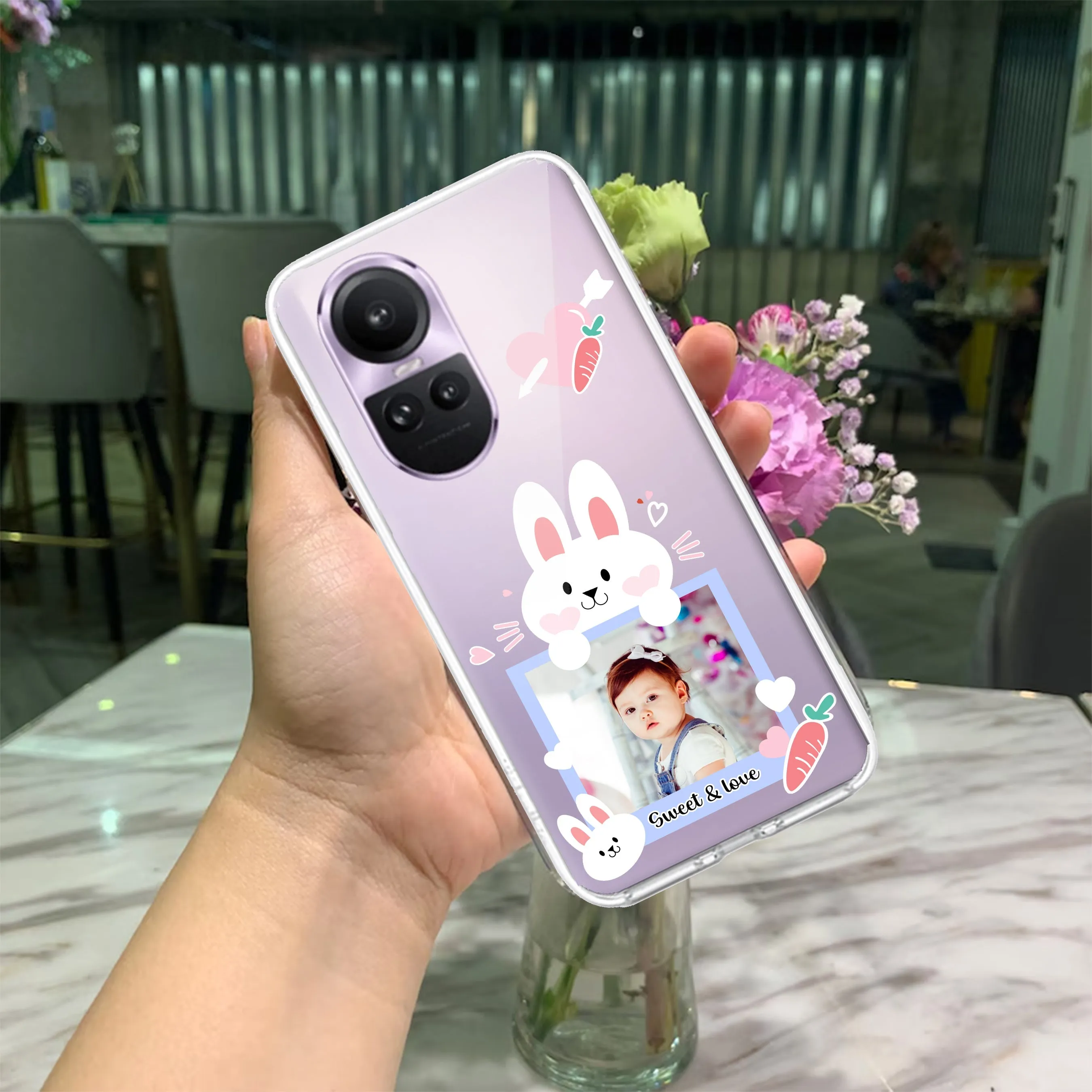 Customize Photo Transparent Silicon Case For Oppo