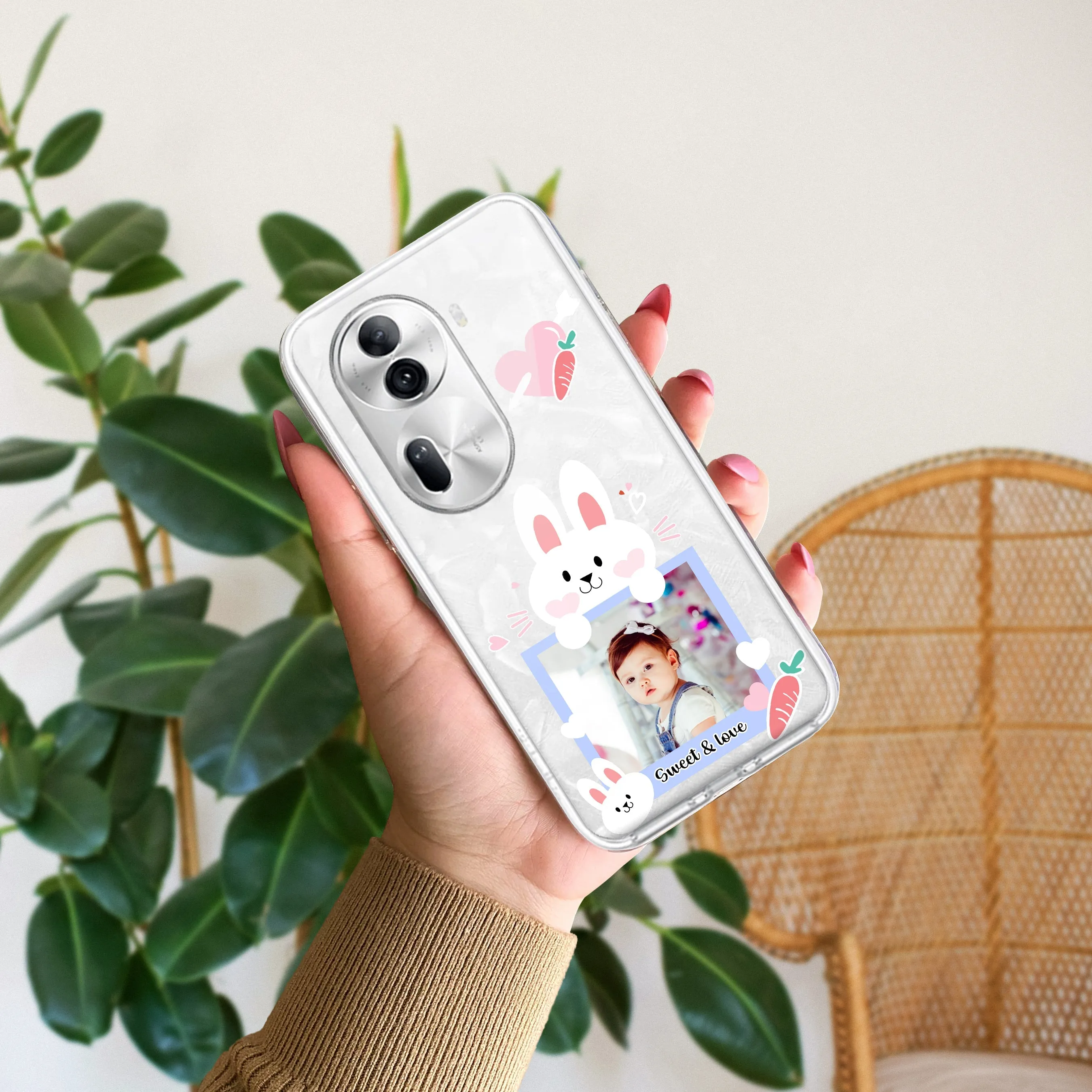 Customize Photo Transparent Silicon Case For Oppo