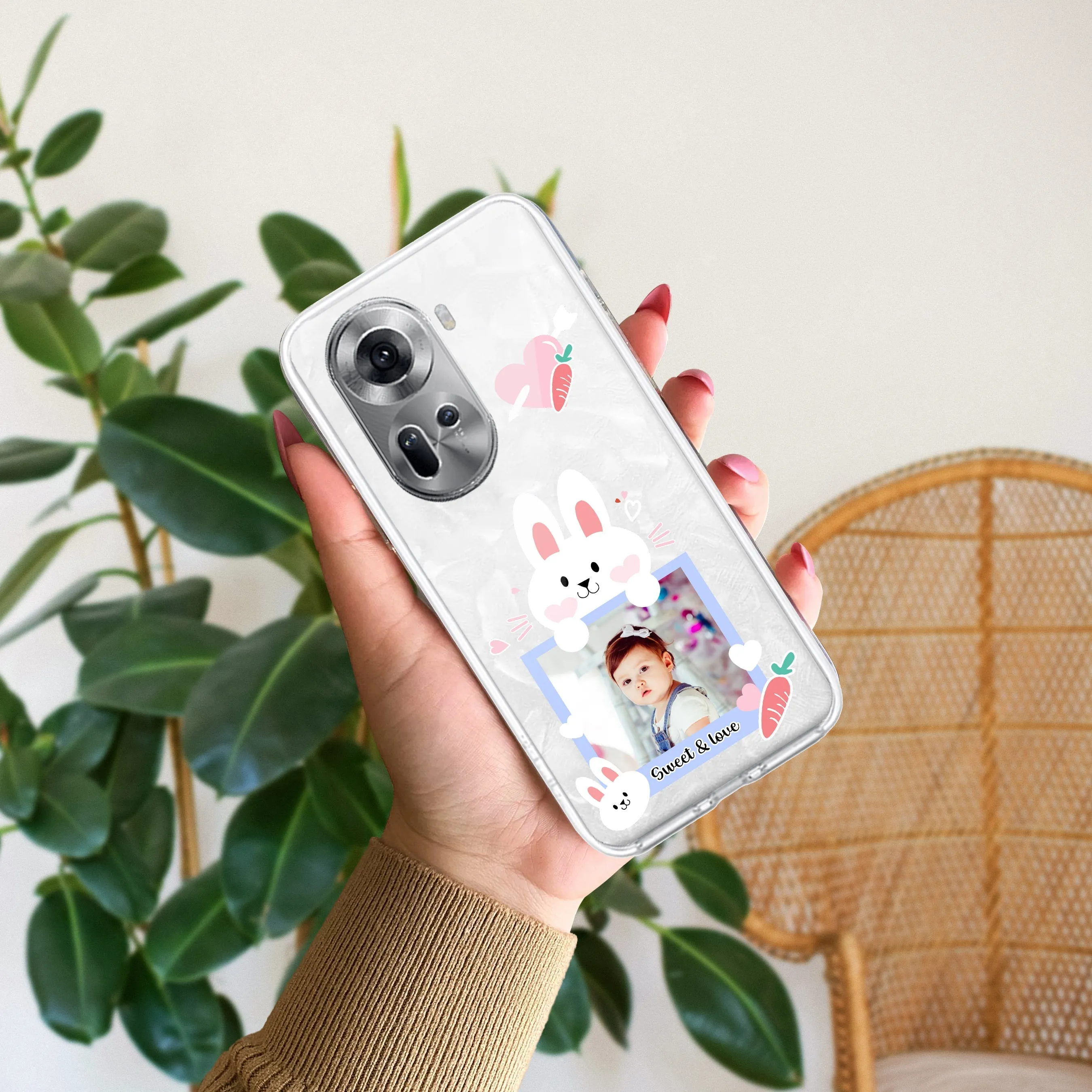 Customize Photo Transparent Silicon Case For Oppo