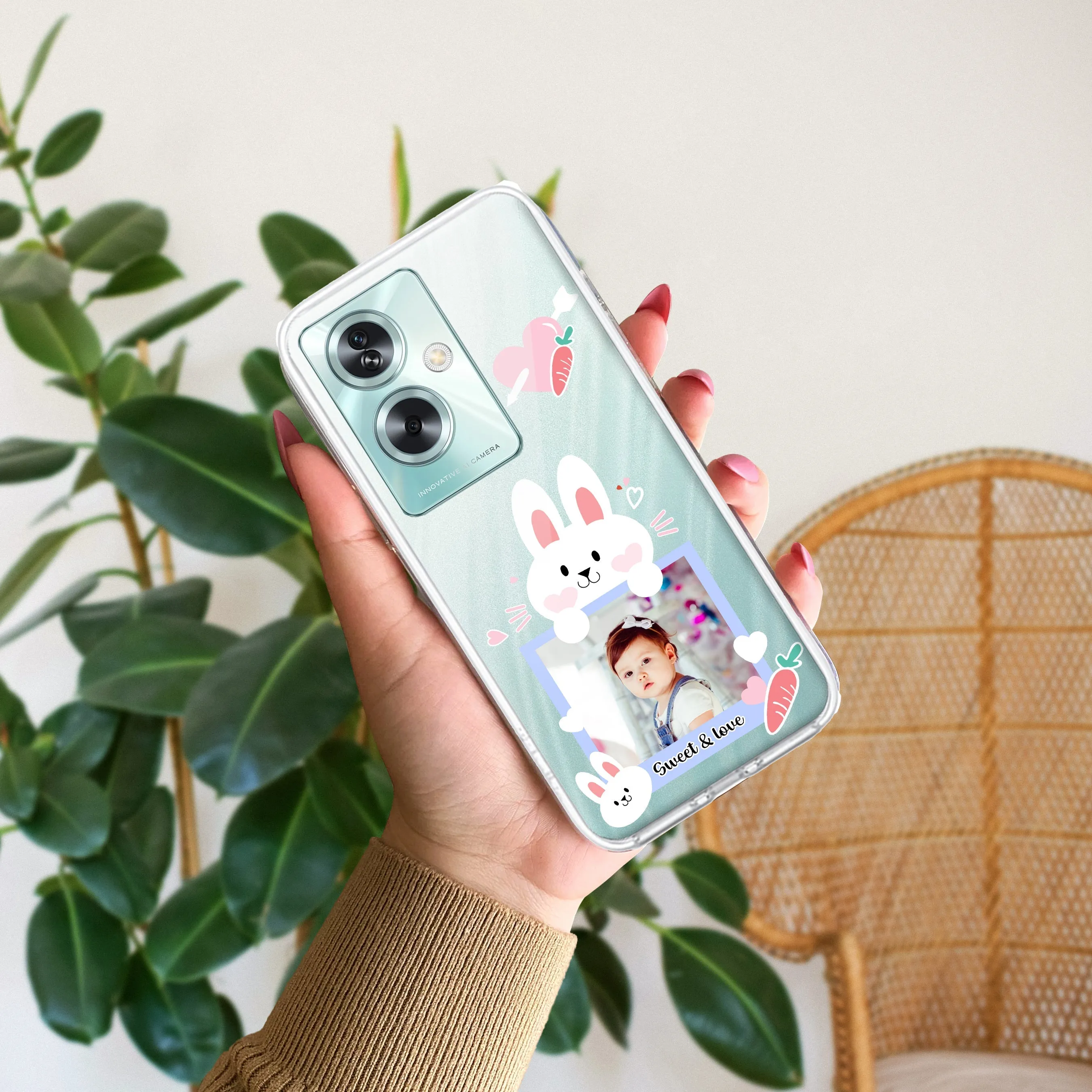 Customize Photo Transparent Silicon Case For Oppo