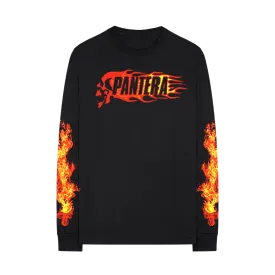 Flame Skull Long Sleeve Tee