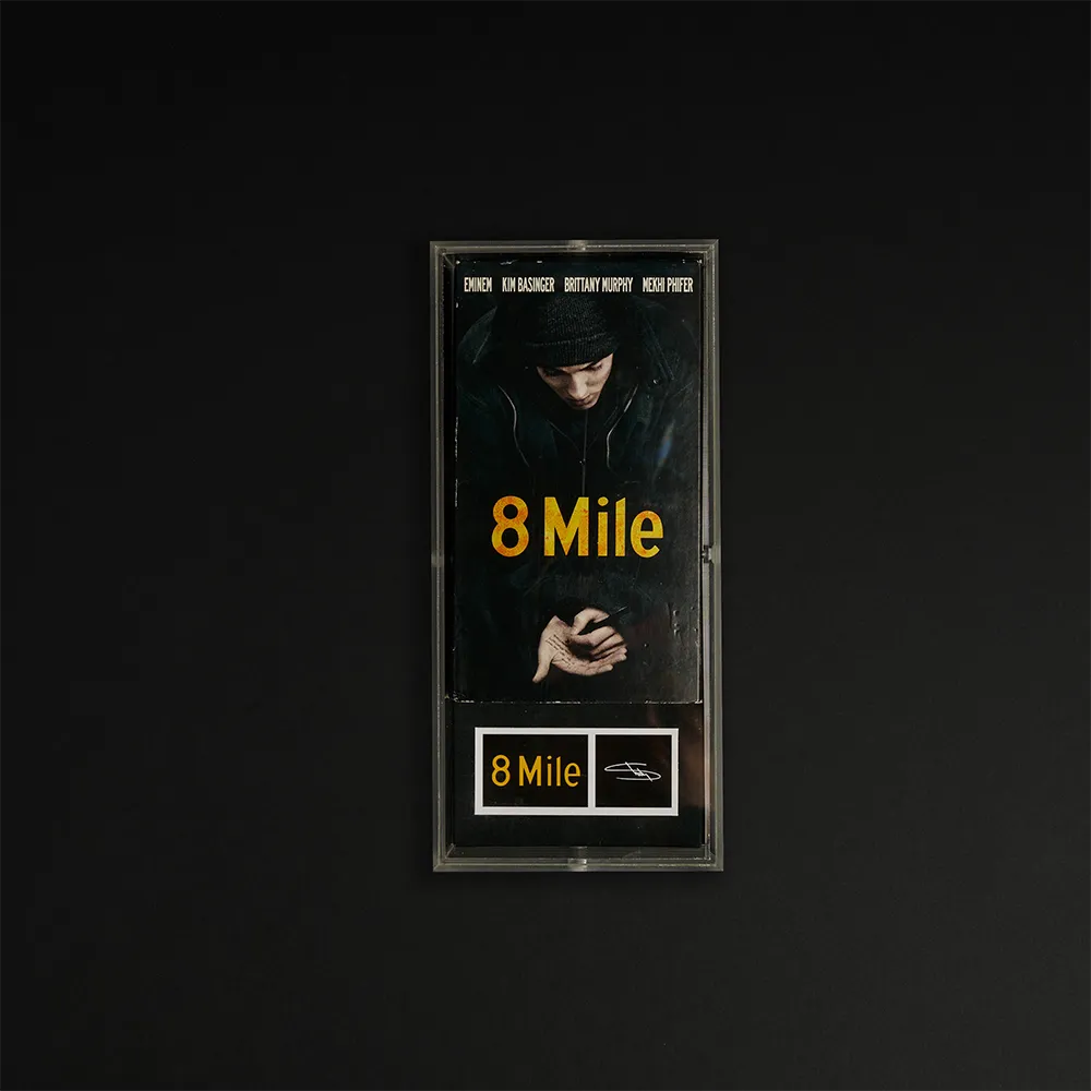 FRAMED 8 MILE VHS (SIGNED)