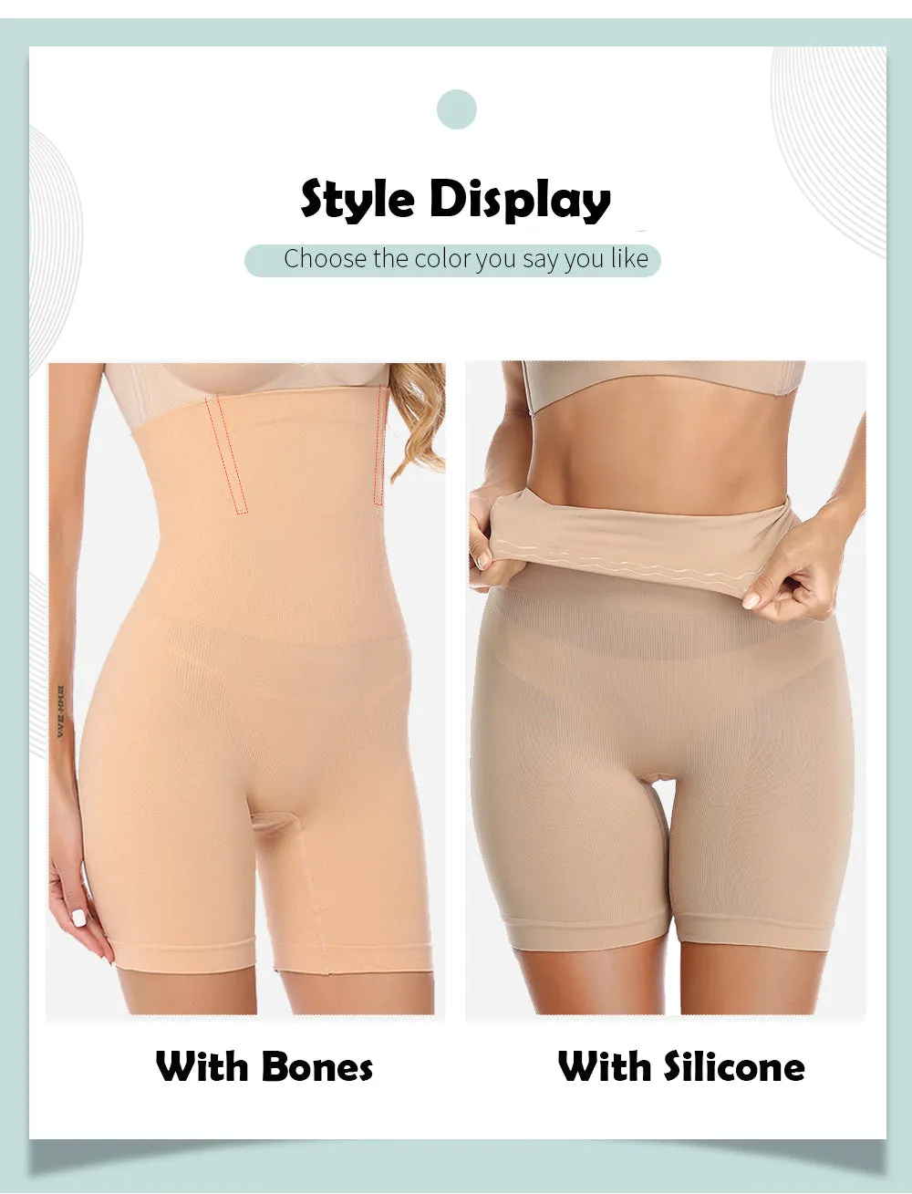 Funki Buys | Shapewear | Women's High Waist Non-slip Shapers