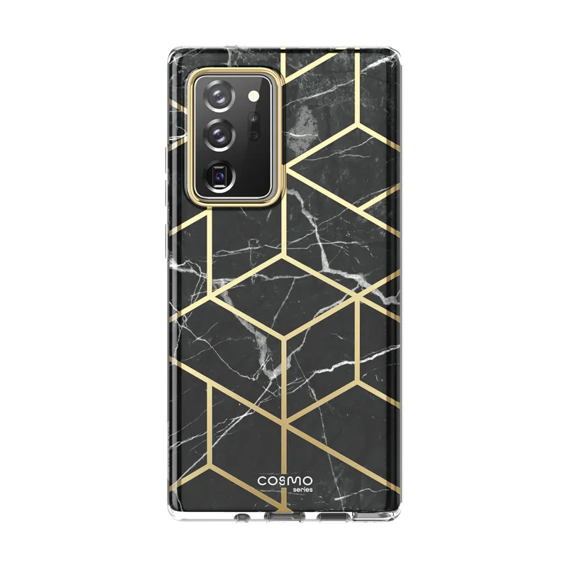 Galaxy Note20 Ultra Cosmo Case - Marble Black