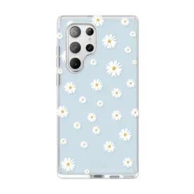 Galaxy S23 Ultra Cosmo Case -Blue Daisy