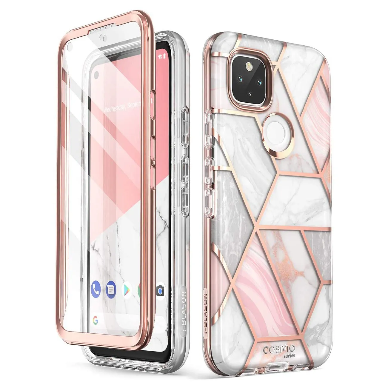 Google Pixel 5a 5G Cosmo Case - Marble Pink