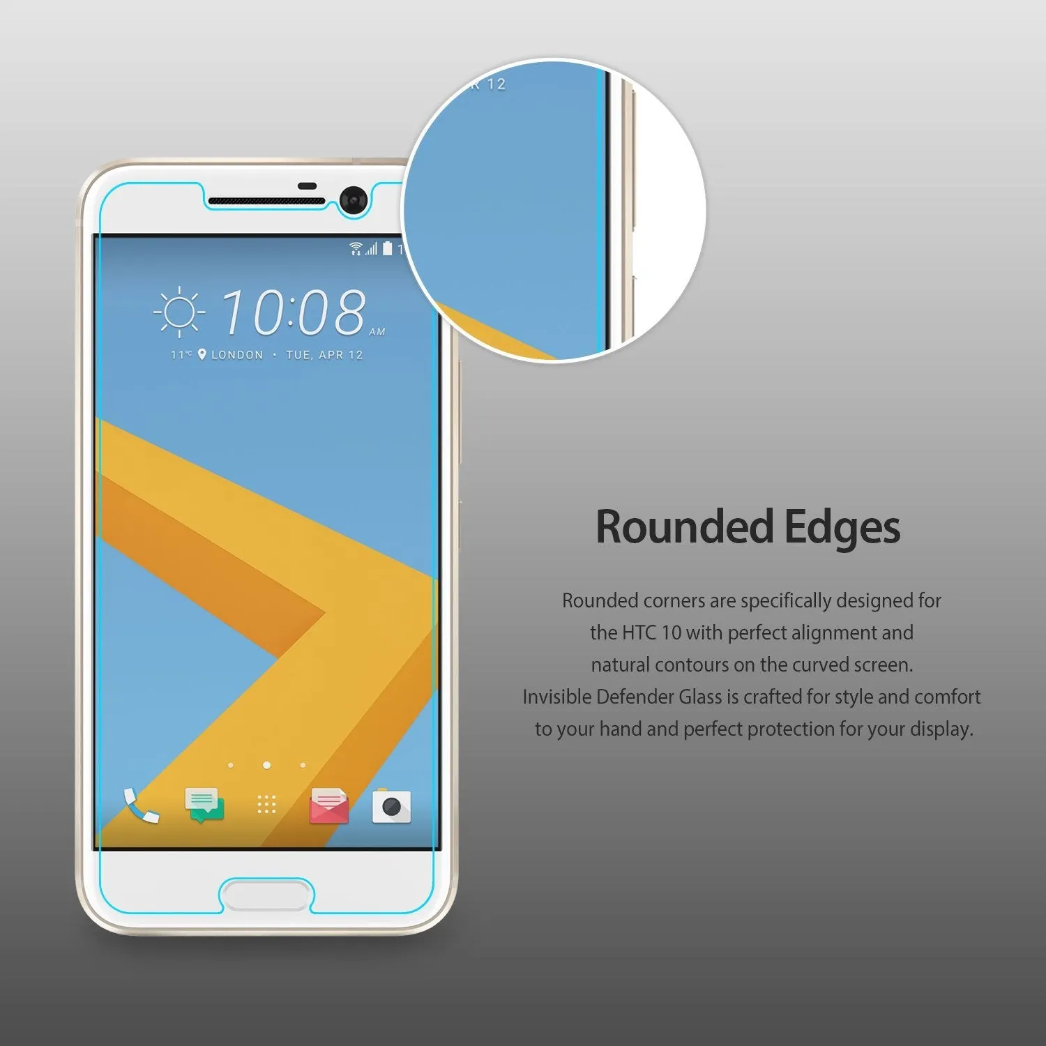 HTC 10 Screen Protector | Invisible Defender