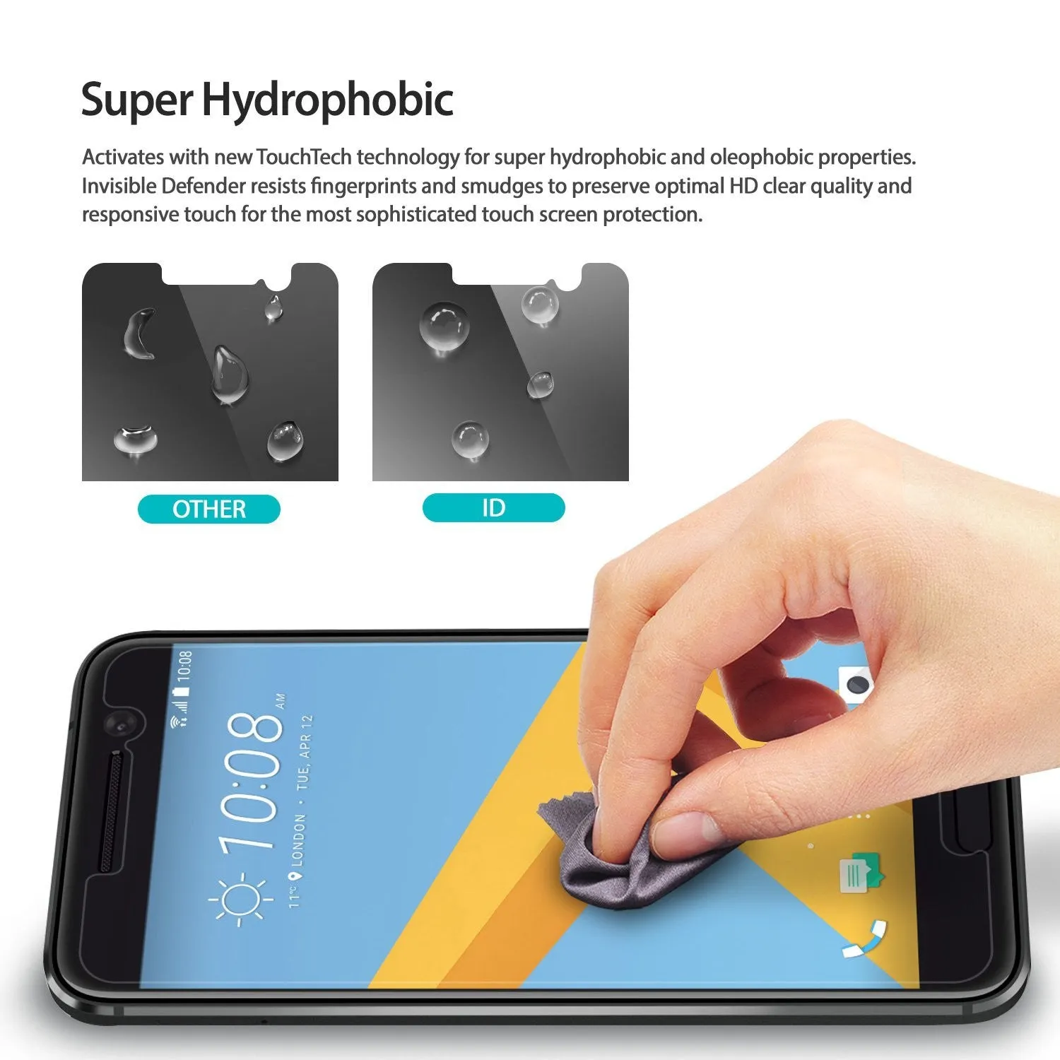 HTC 10 Screen Protector | Invisible Defender